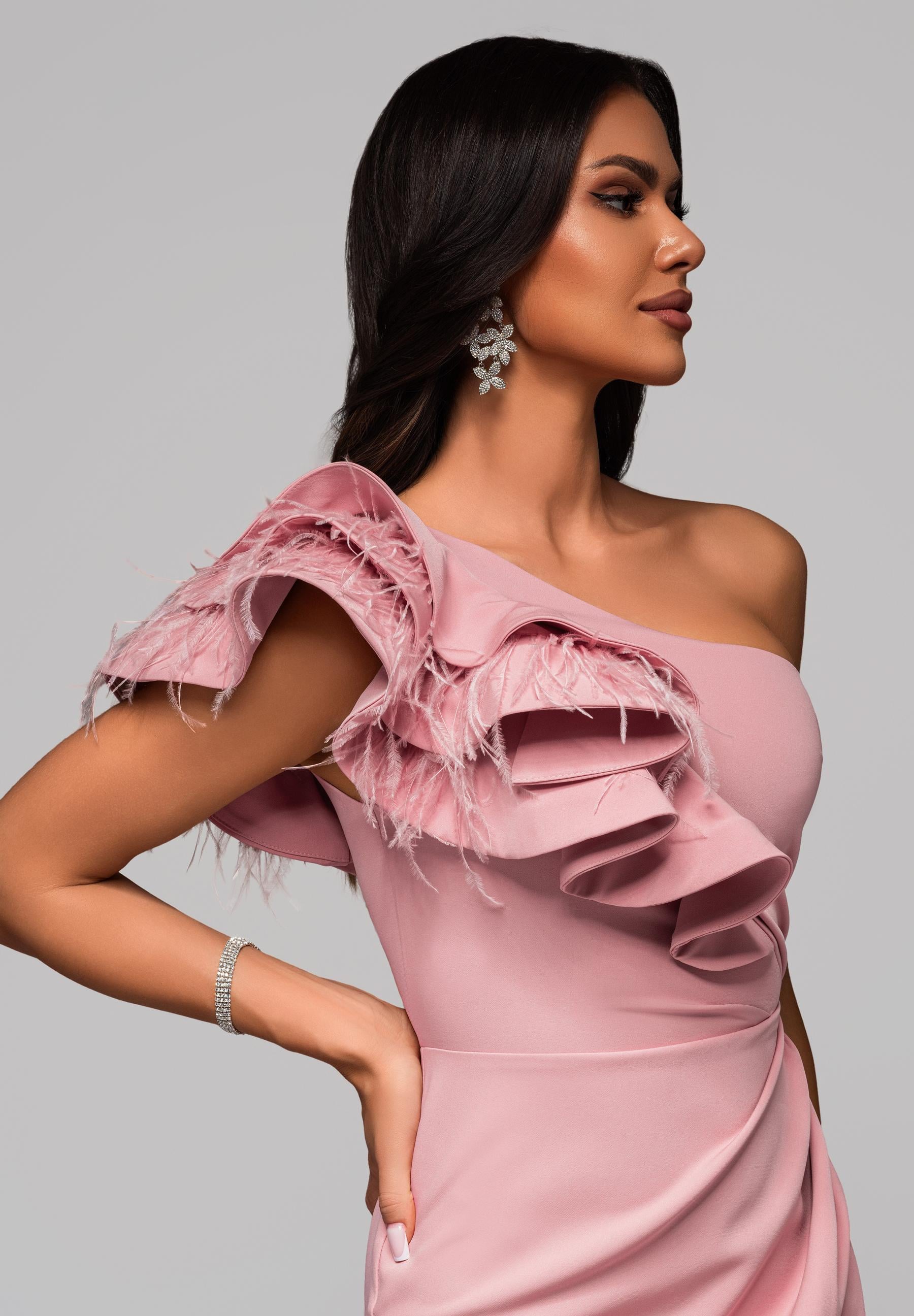 Evening dress pink — 4