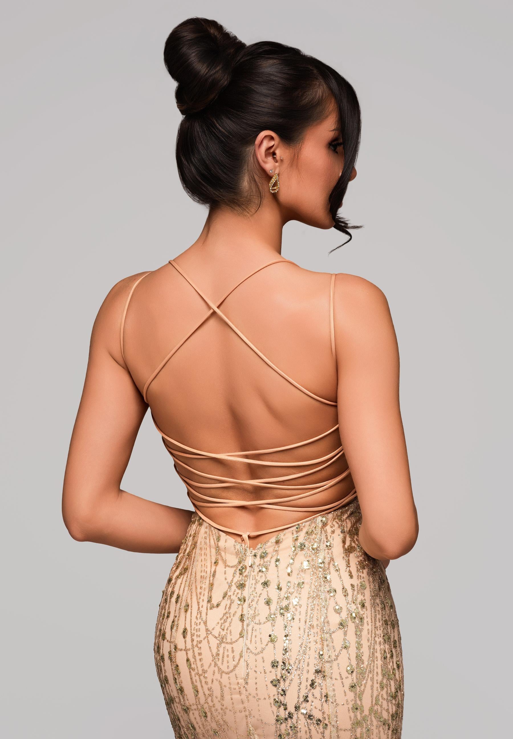 Abendkleid Gold — 6
