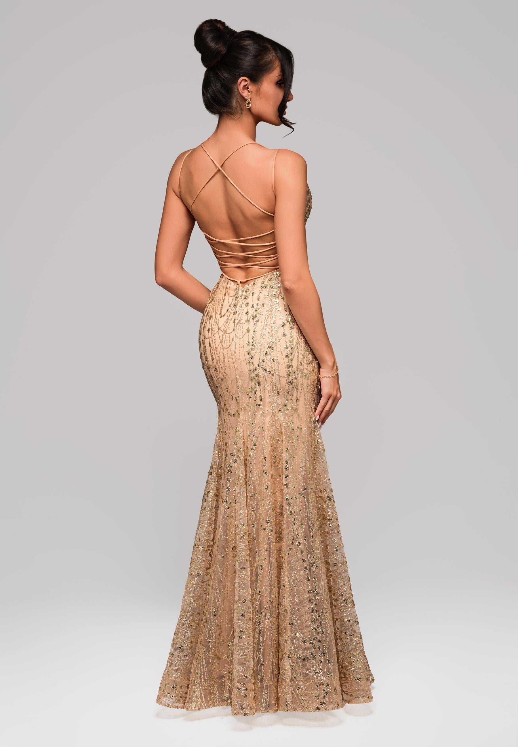 Abendkleid Gold — 7