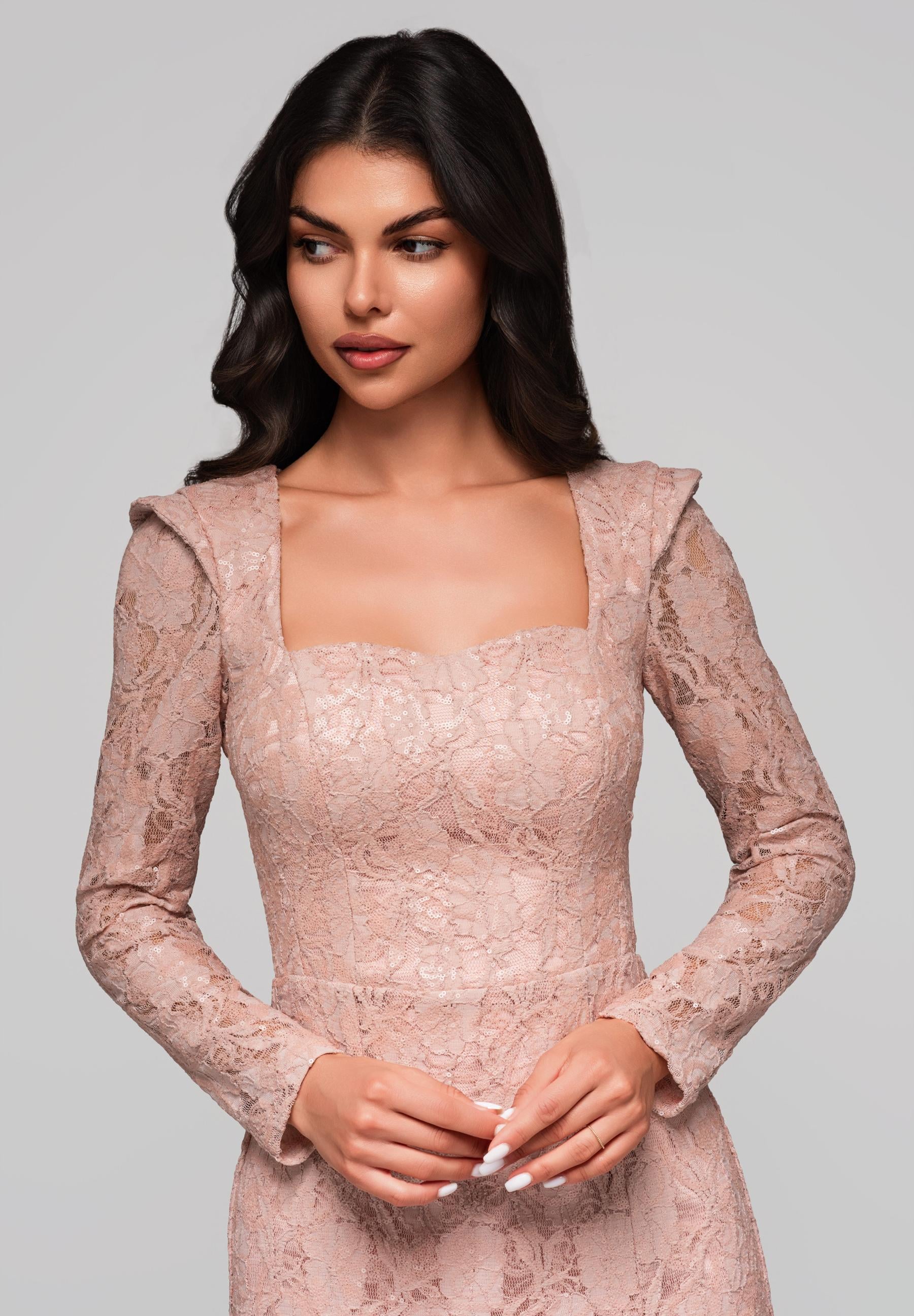 Abendkleid Rosa — 2