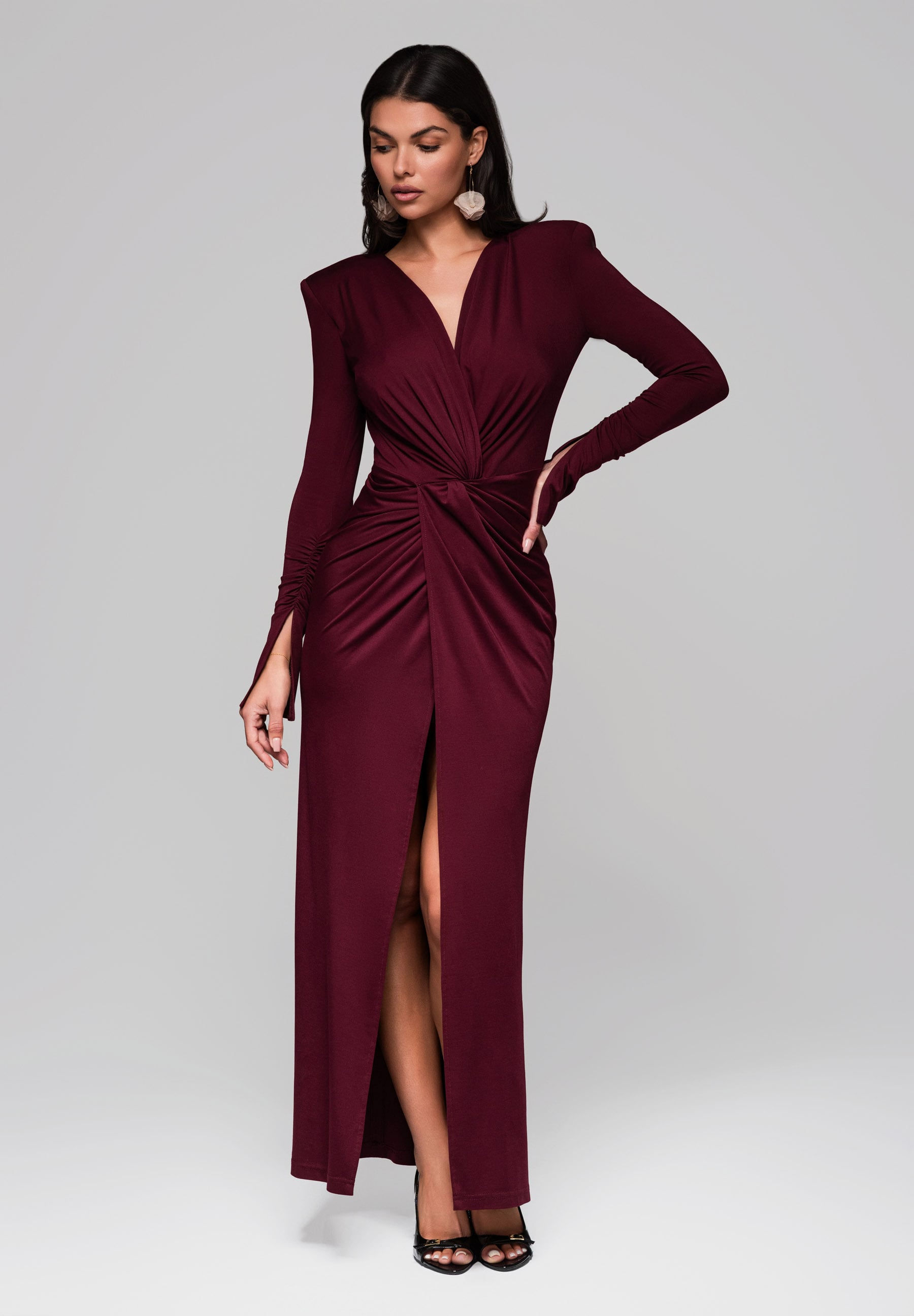 Abendkleid Bordeaux — 5