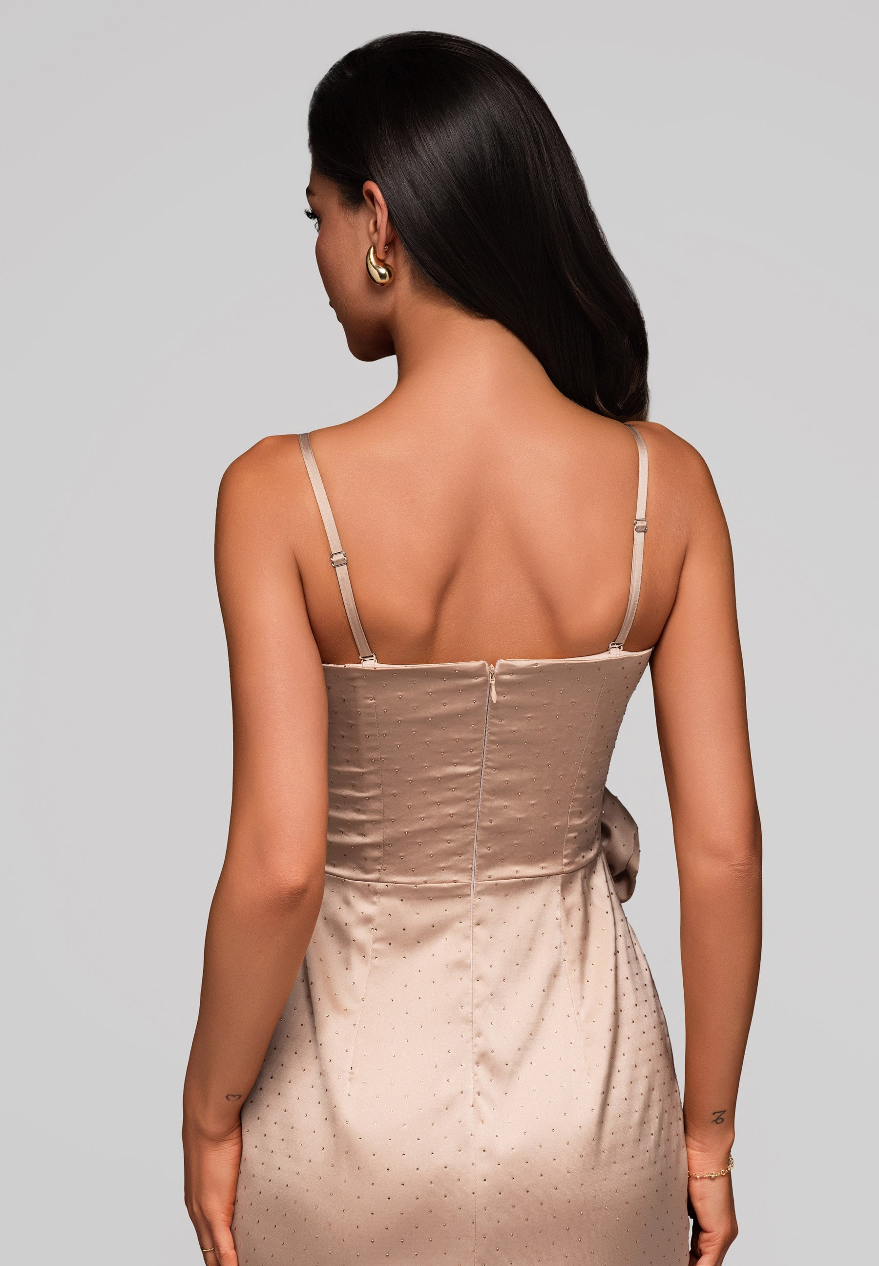 Abendkleid Beige — 7