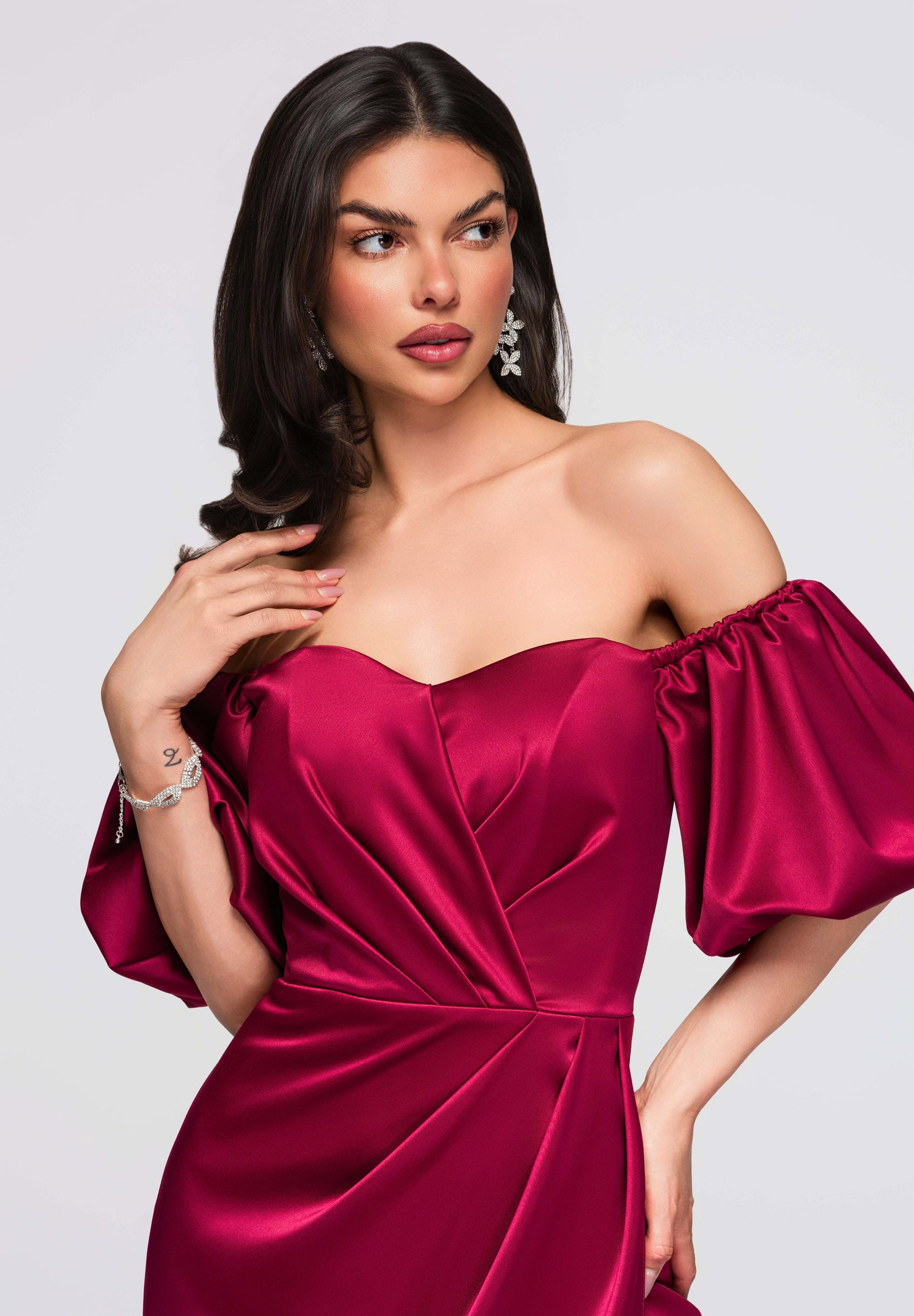 Evening dress burgundy — 2