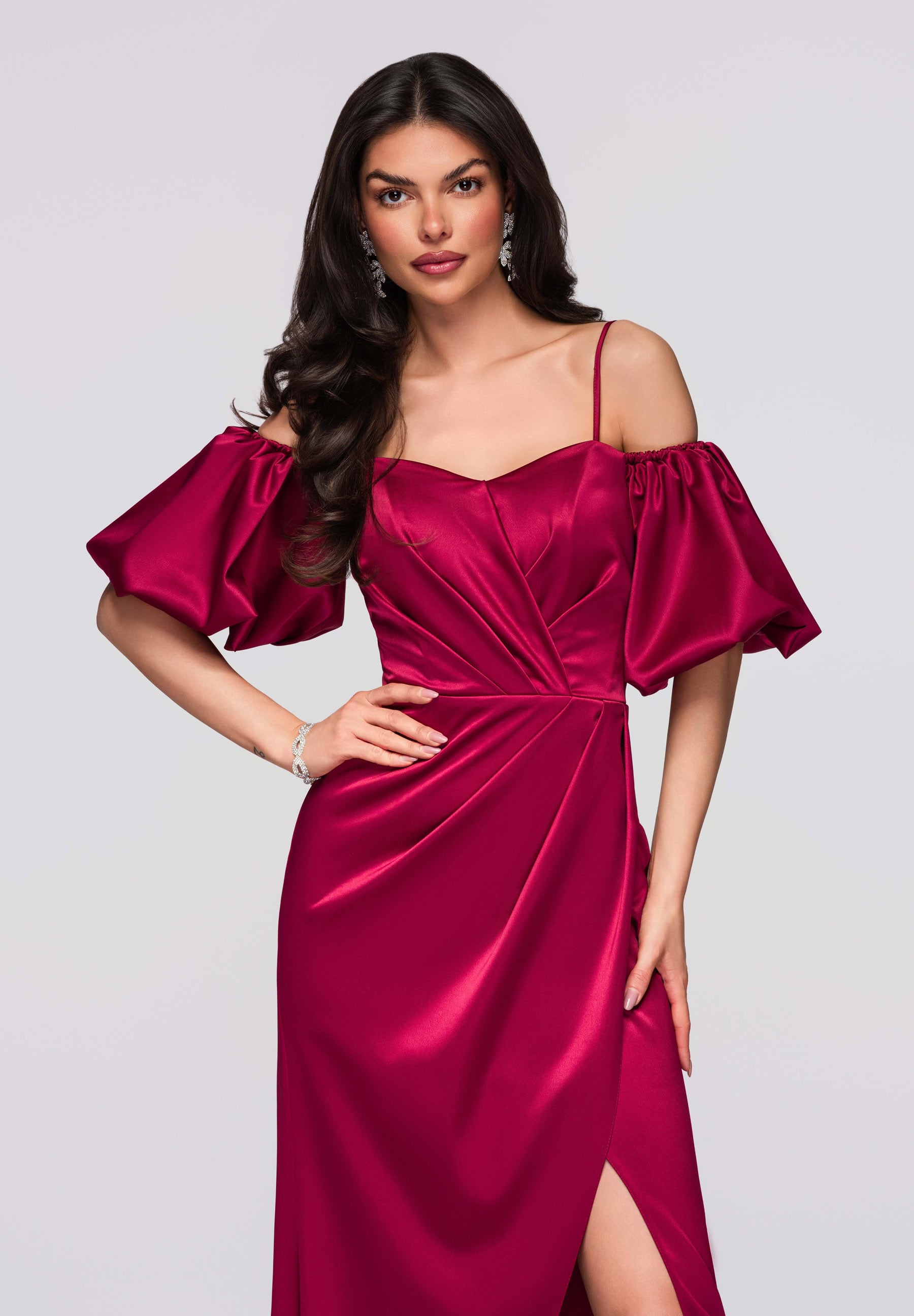 Evening dress burgundy — 3