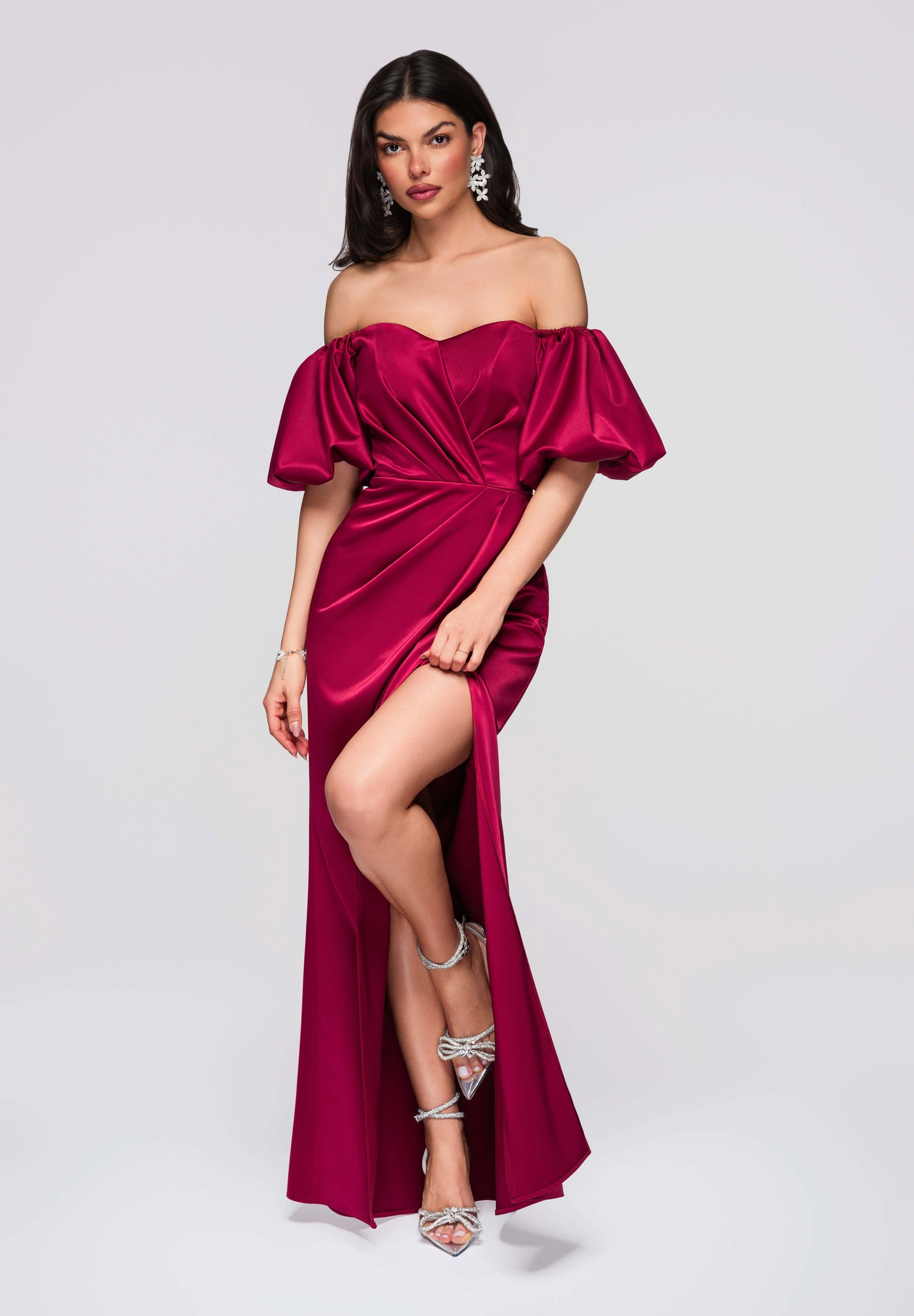 Evening dress burgundy — 5