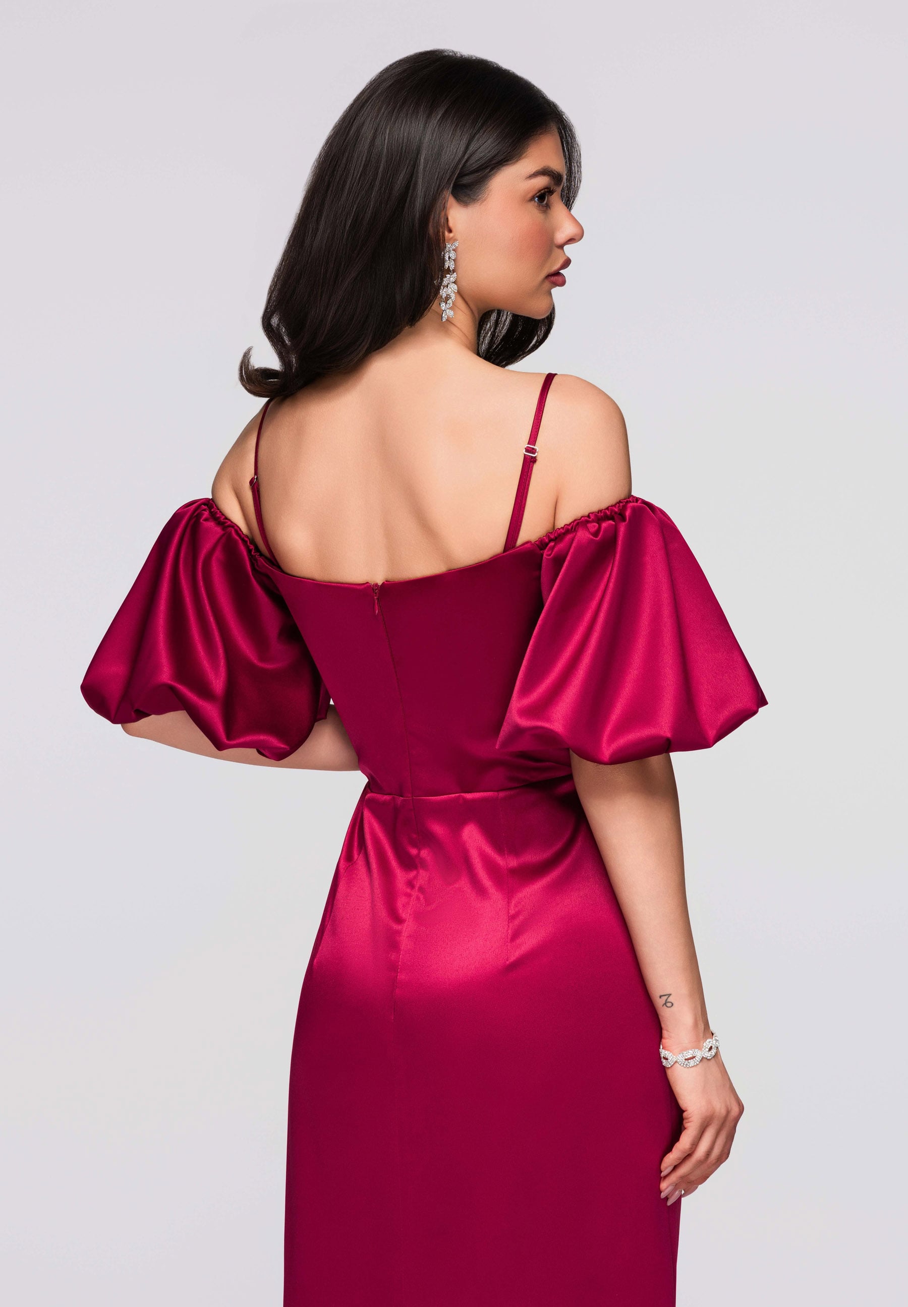 Evening dress burgundy — 6