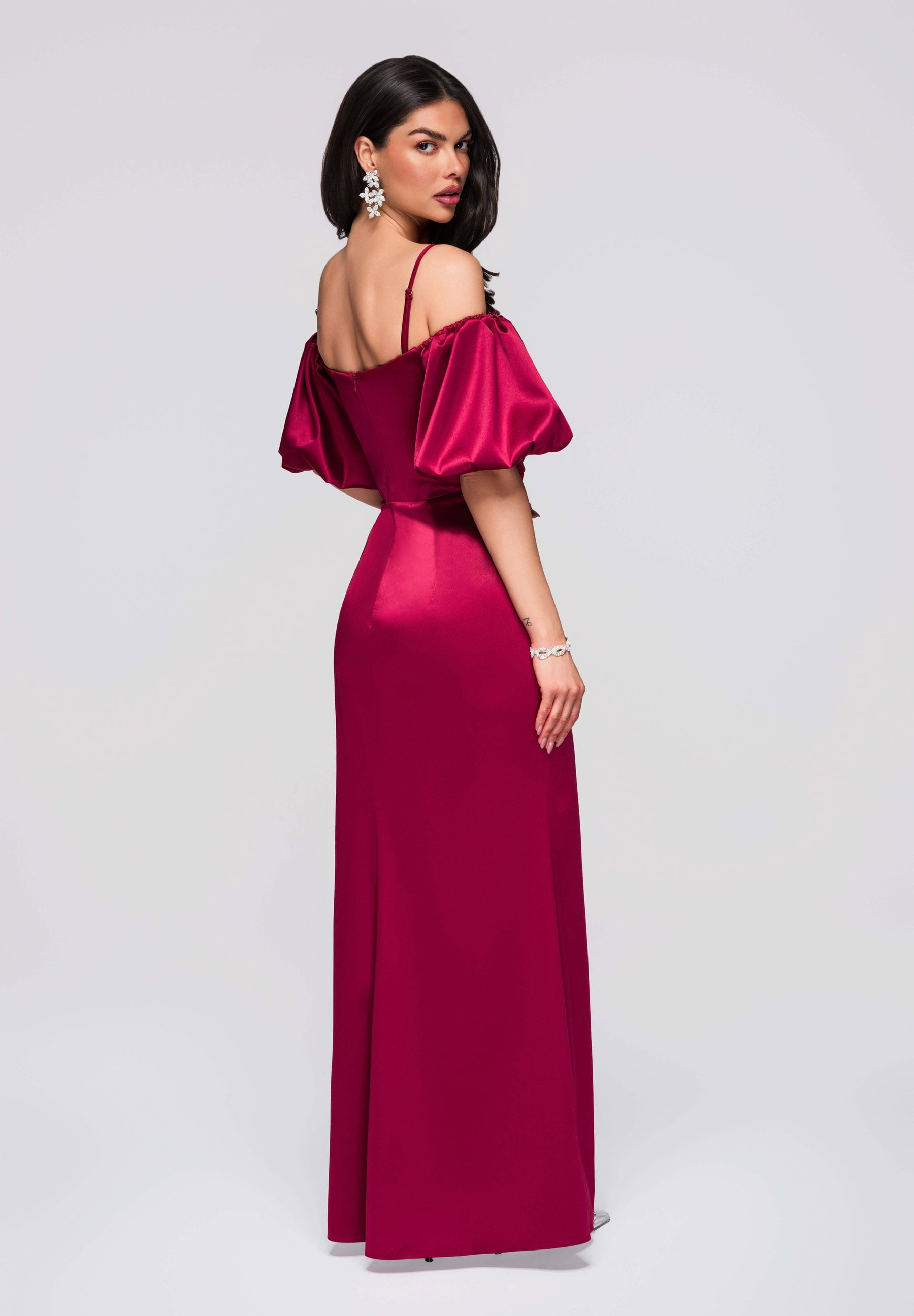 Evening dress burgundy — 7