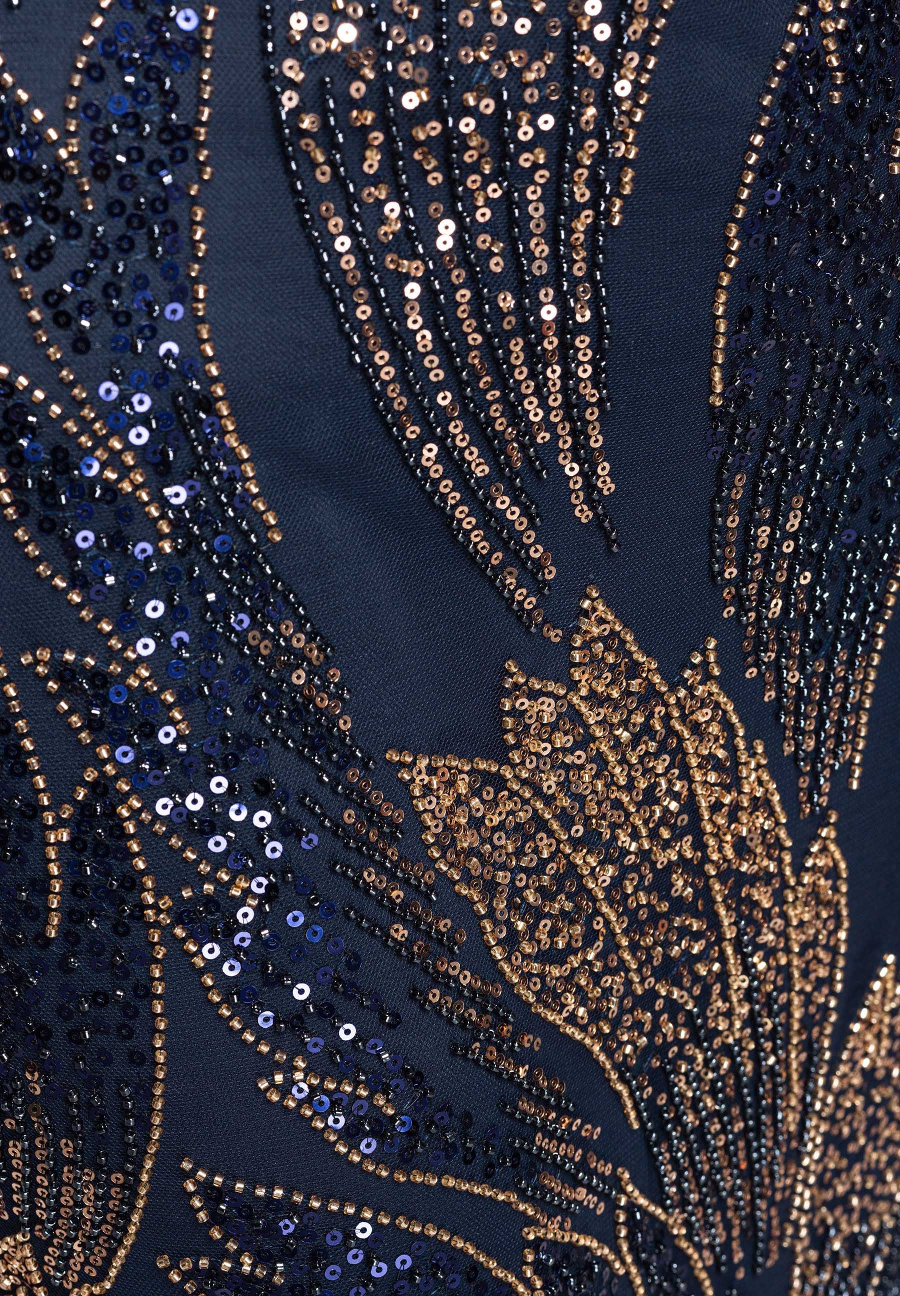 Abendkleid Marineblau — 6