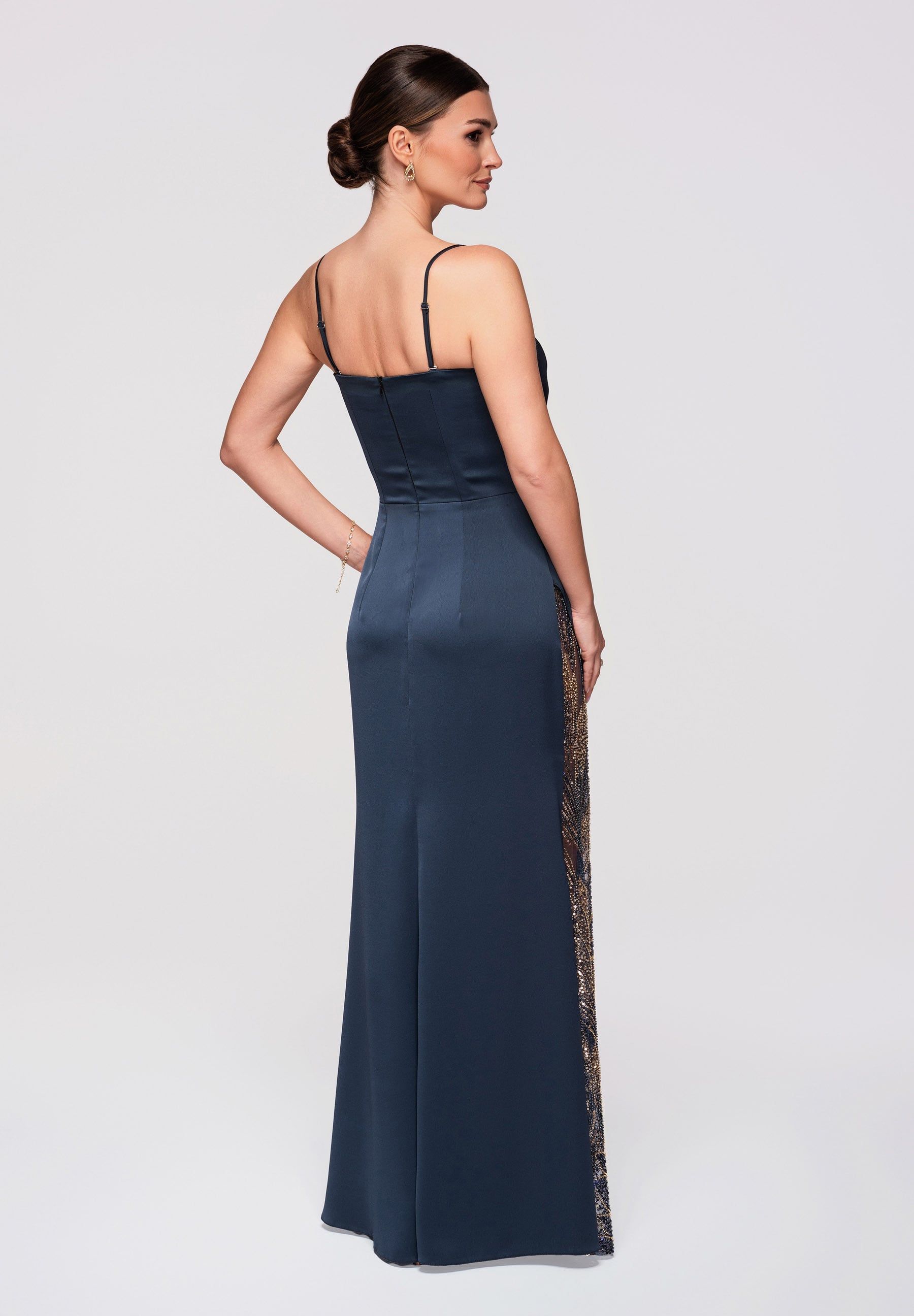 Abendkleid Marineblau — 8