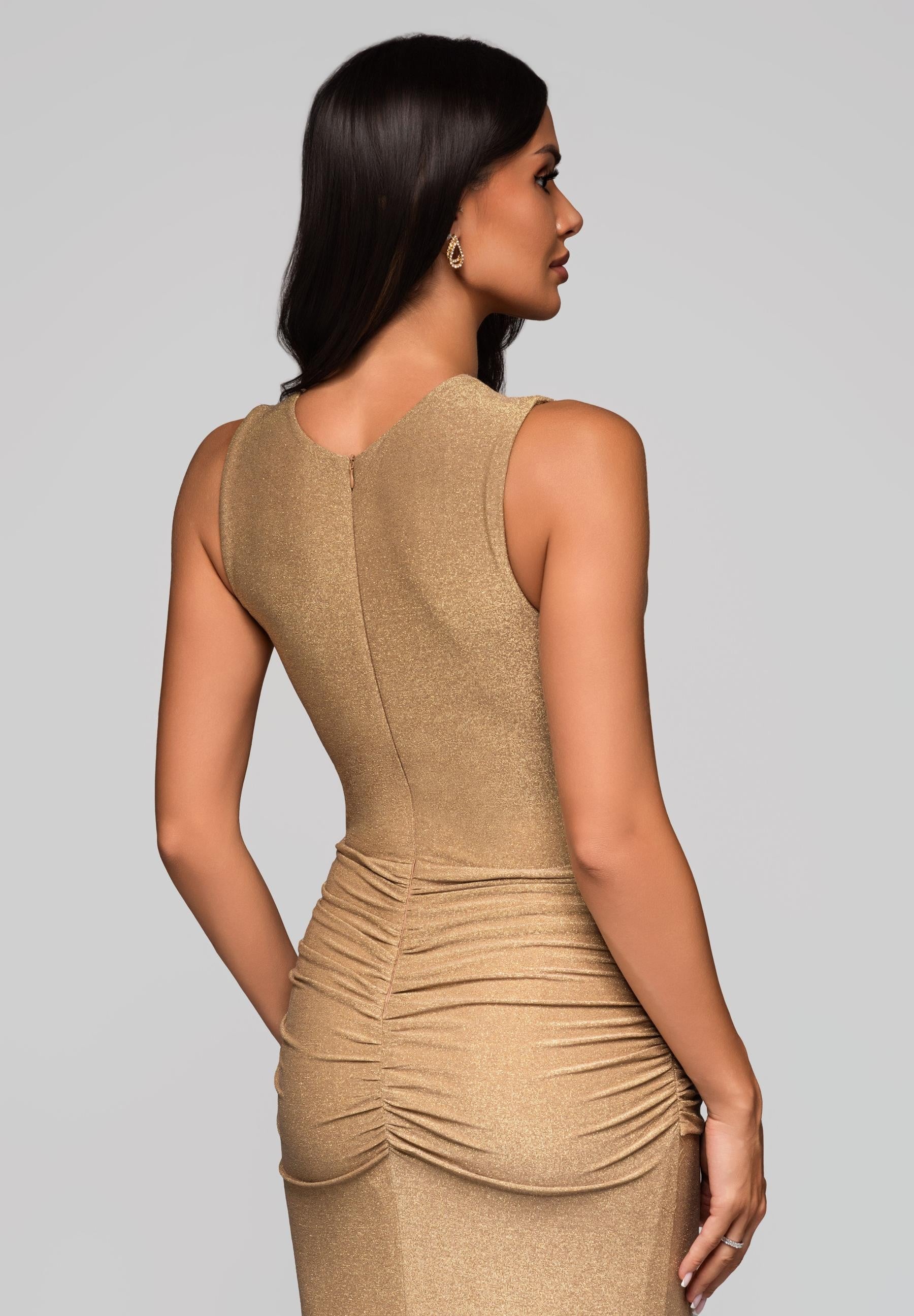 Abendkleid Gold — 7