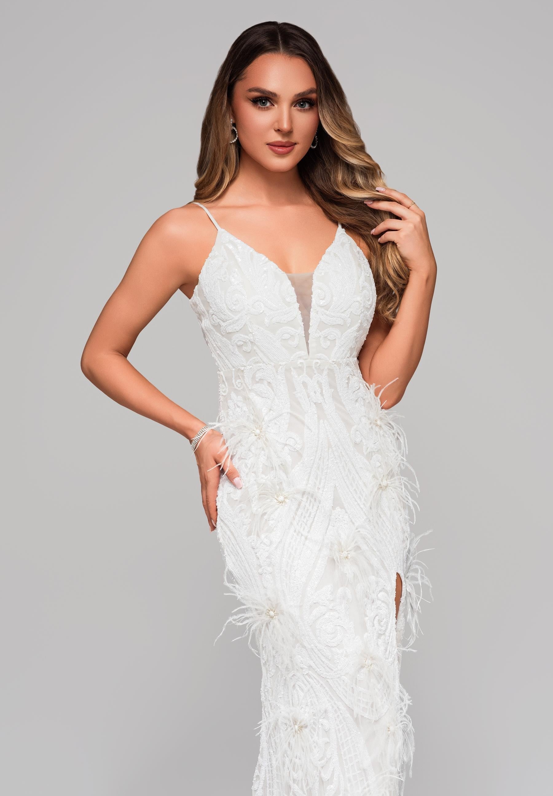 Abendkleid Ecru — 4