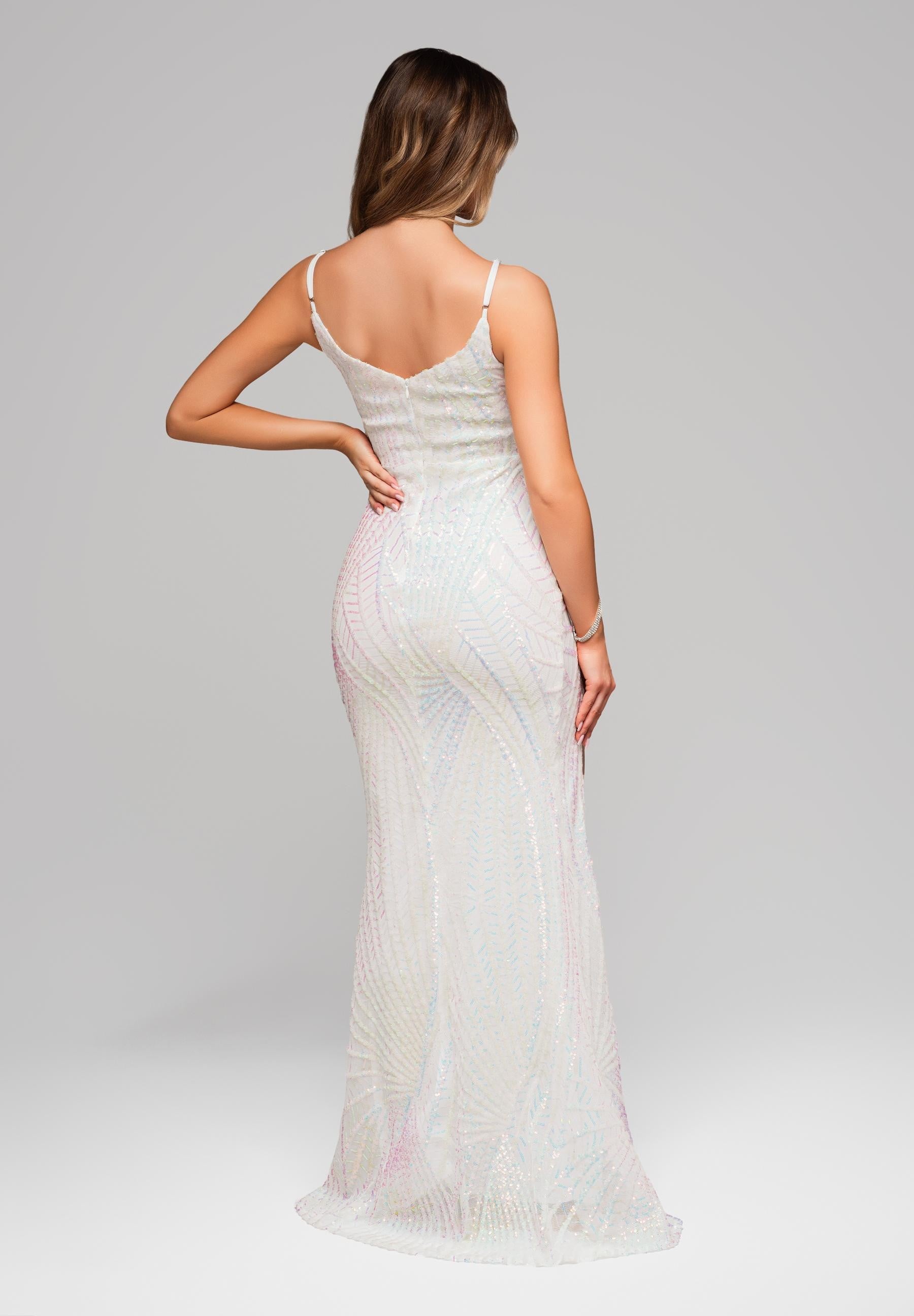 Evening dress ecru — 6