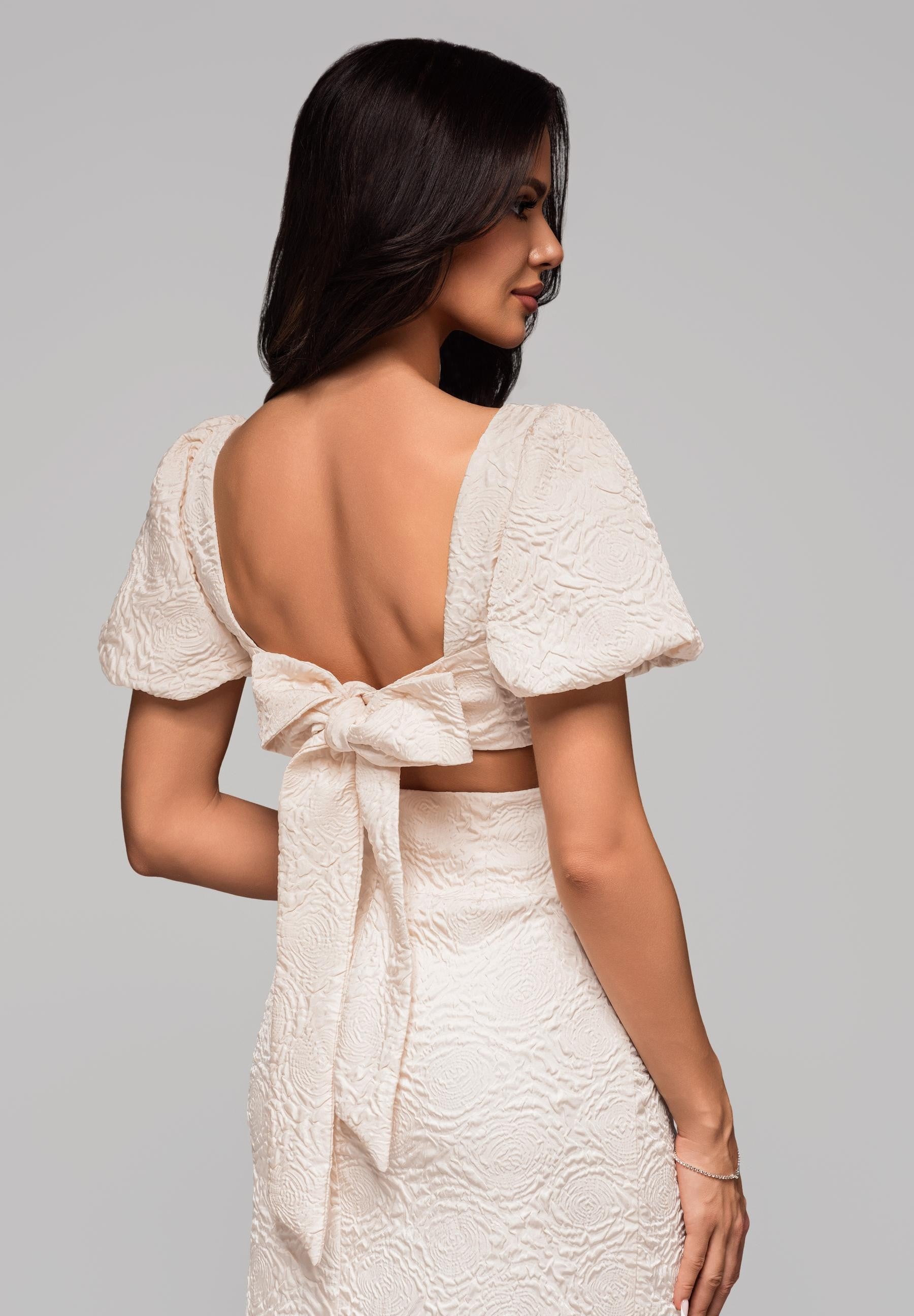 Evening dress ecru — 2