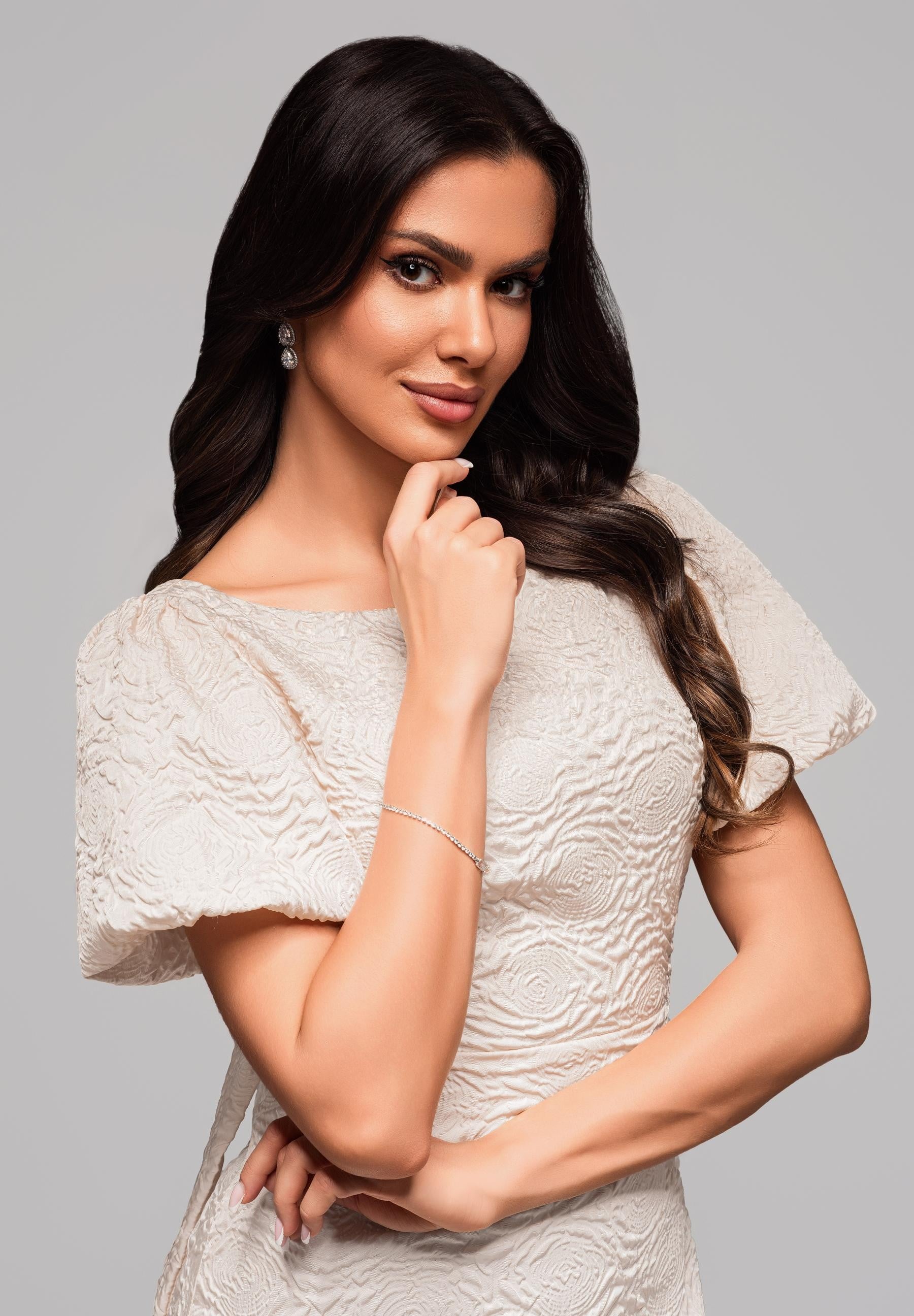 Evening dress ecru — 6