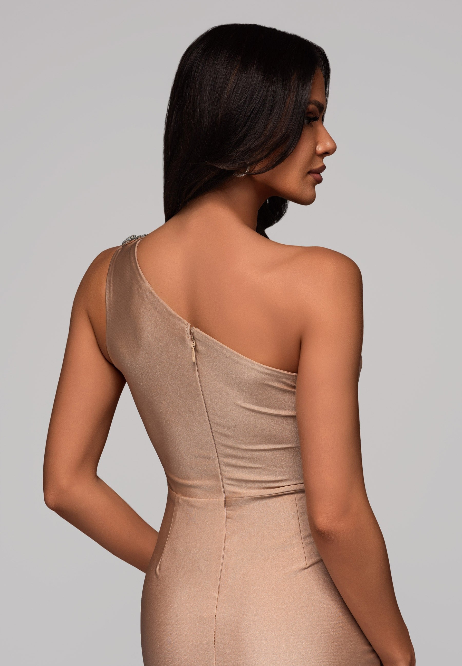 Evening dress beige — 5