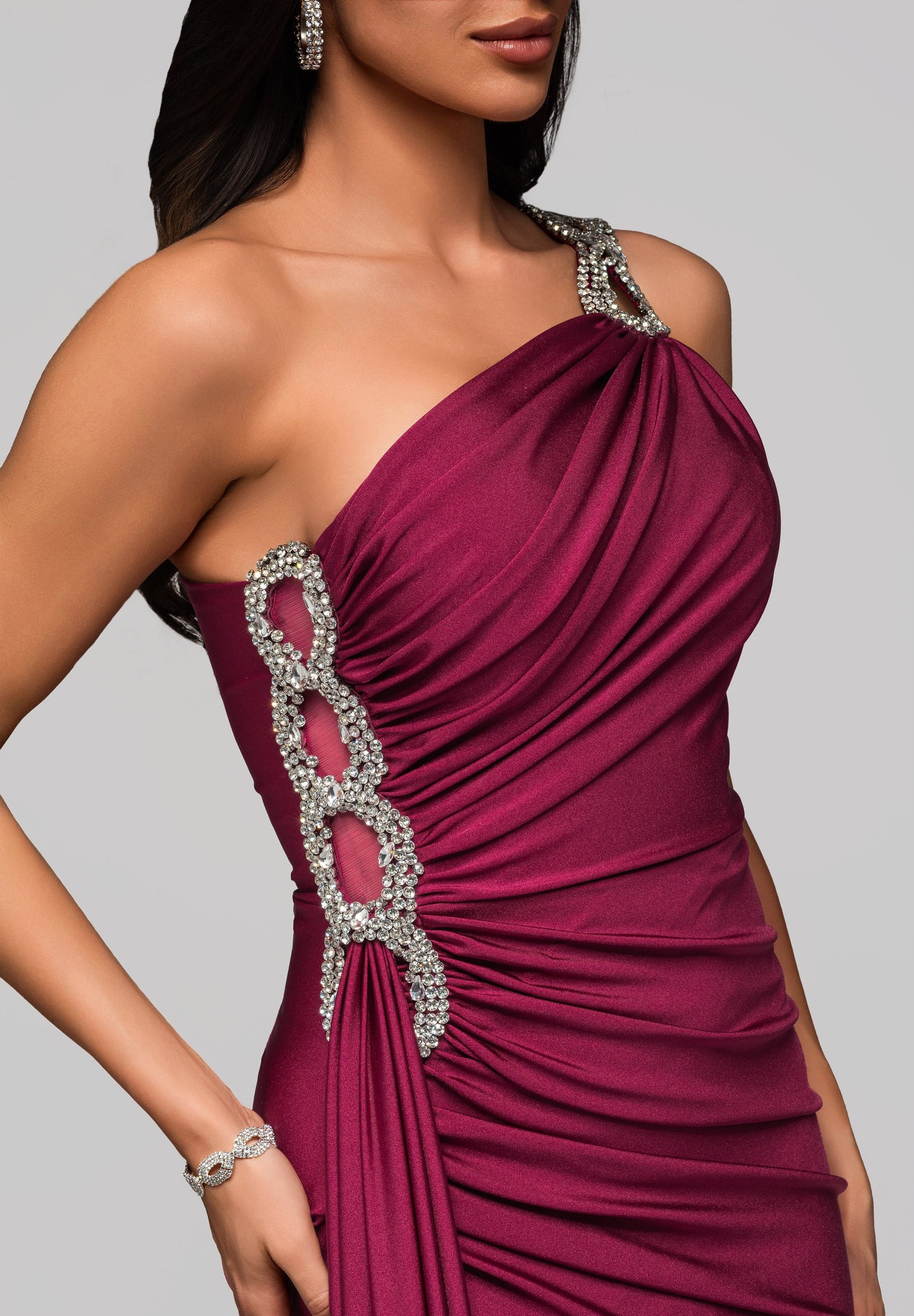 Evening dress burgundy — 2