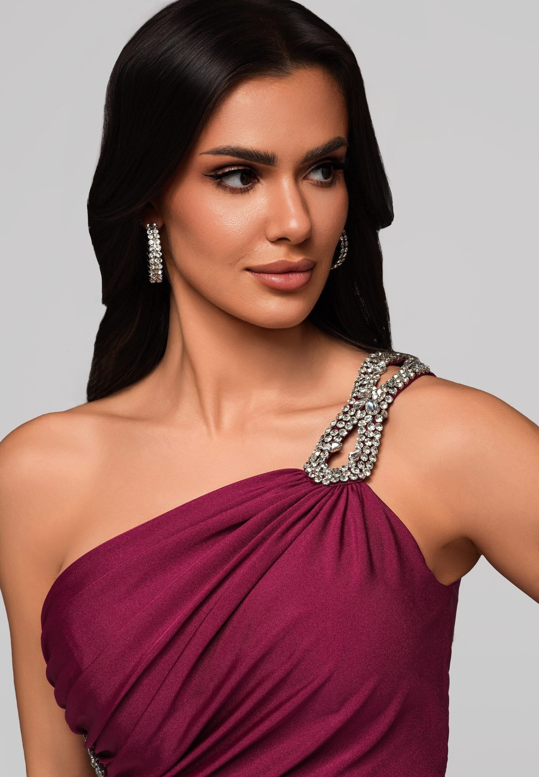 Evening dress burgundy — 5