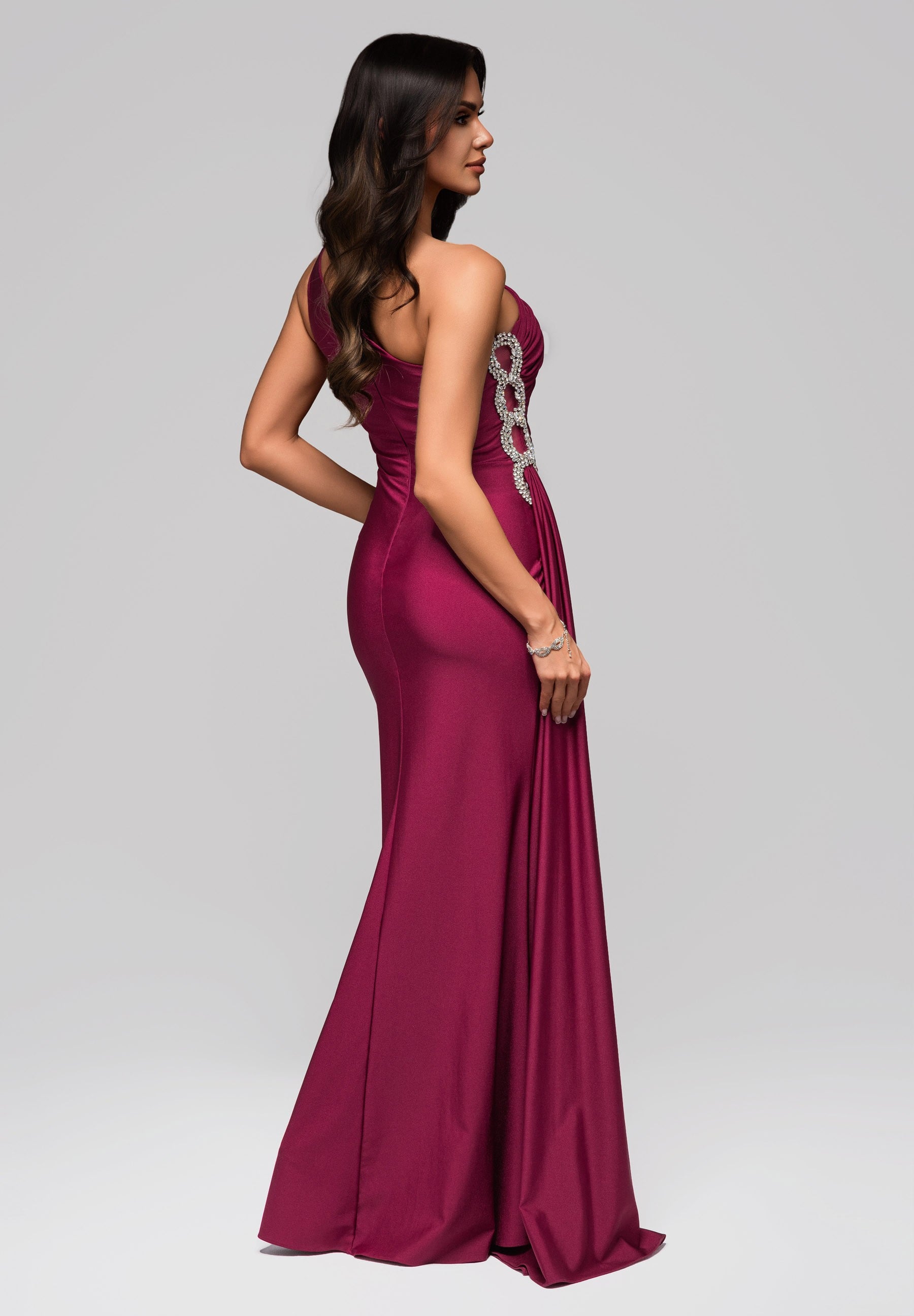 Evening dress burgundy — 6