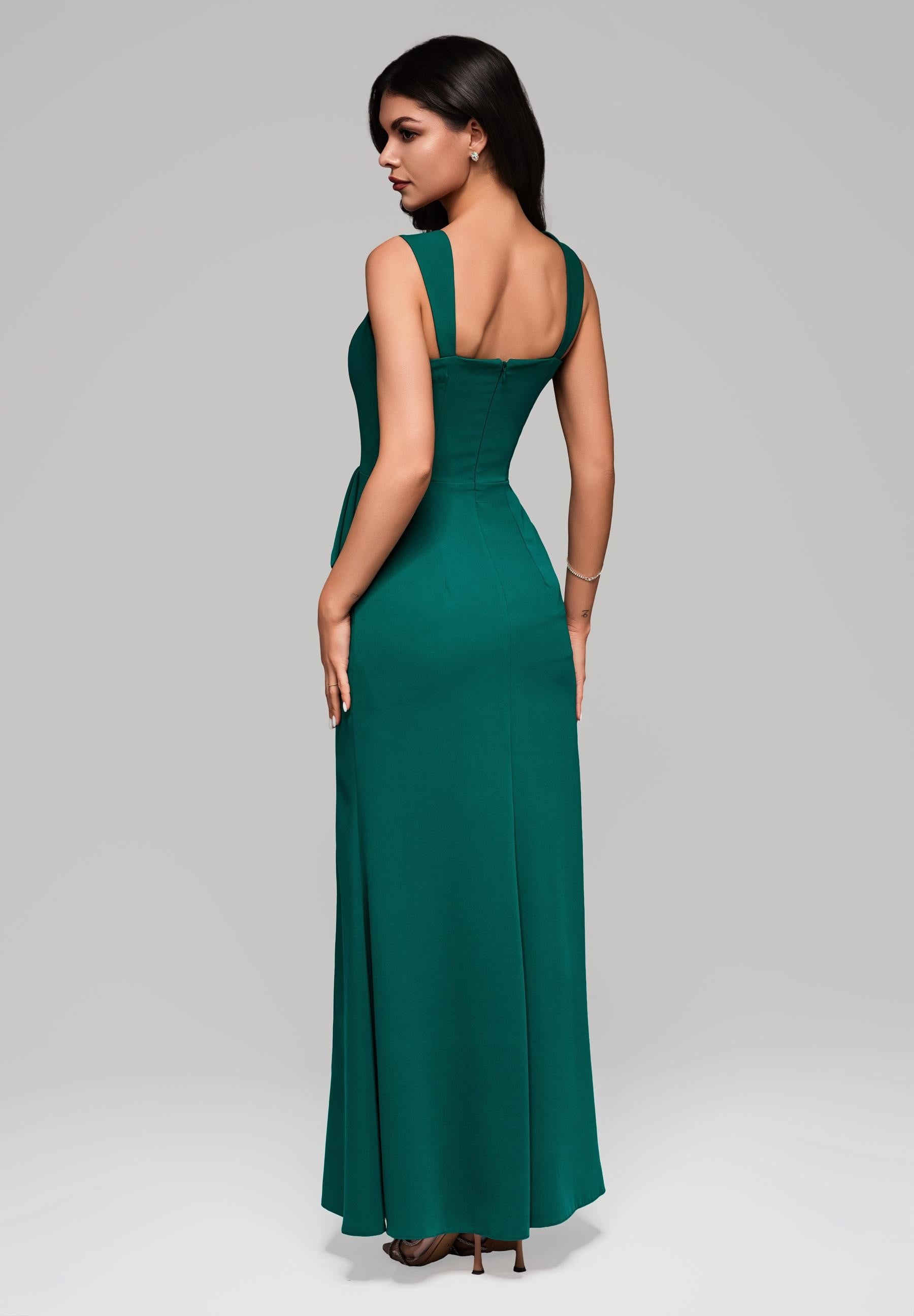 Evening dress bottle green — 5