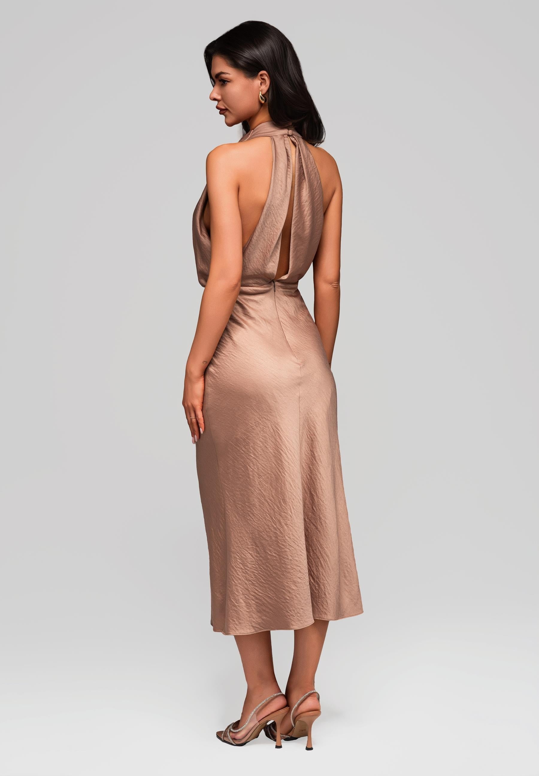 Evening dress brown — 7
