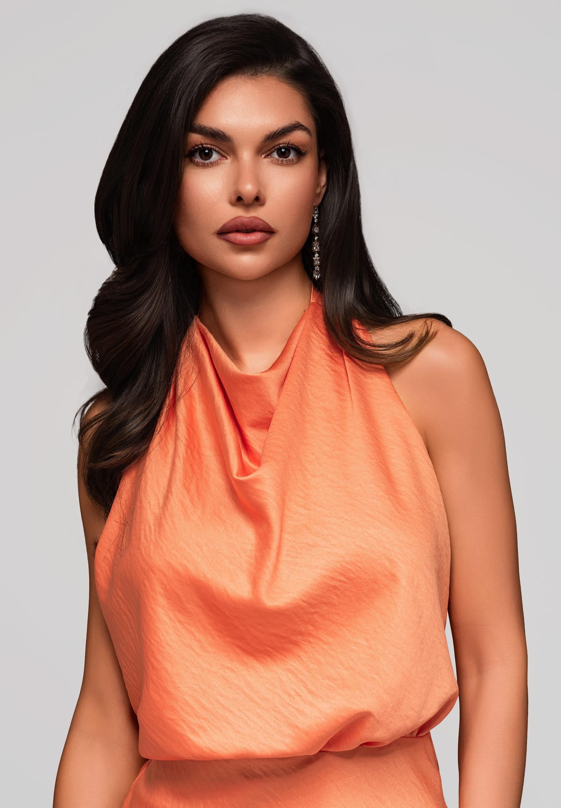 Evening dress orange — 5