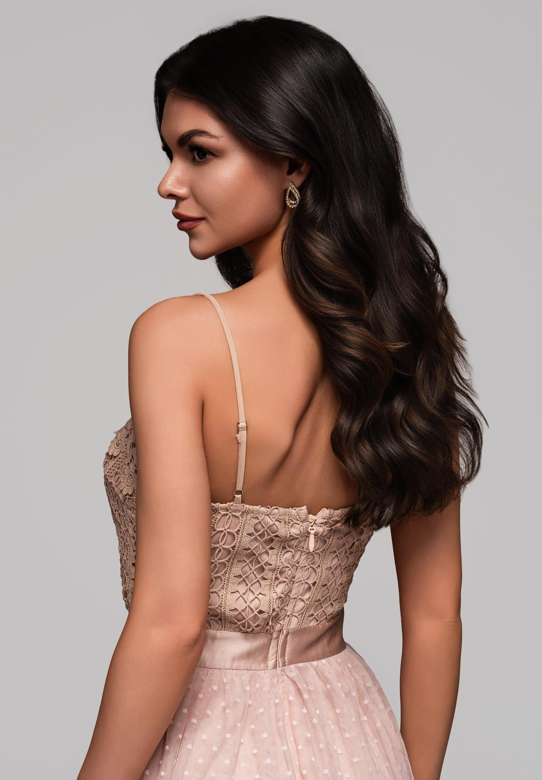Evening dress beige — 5
