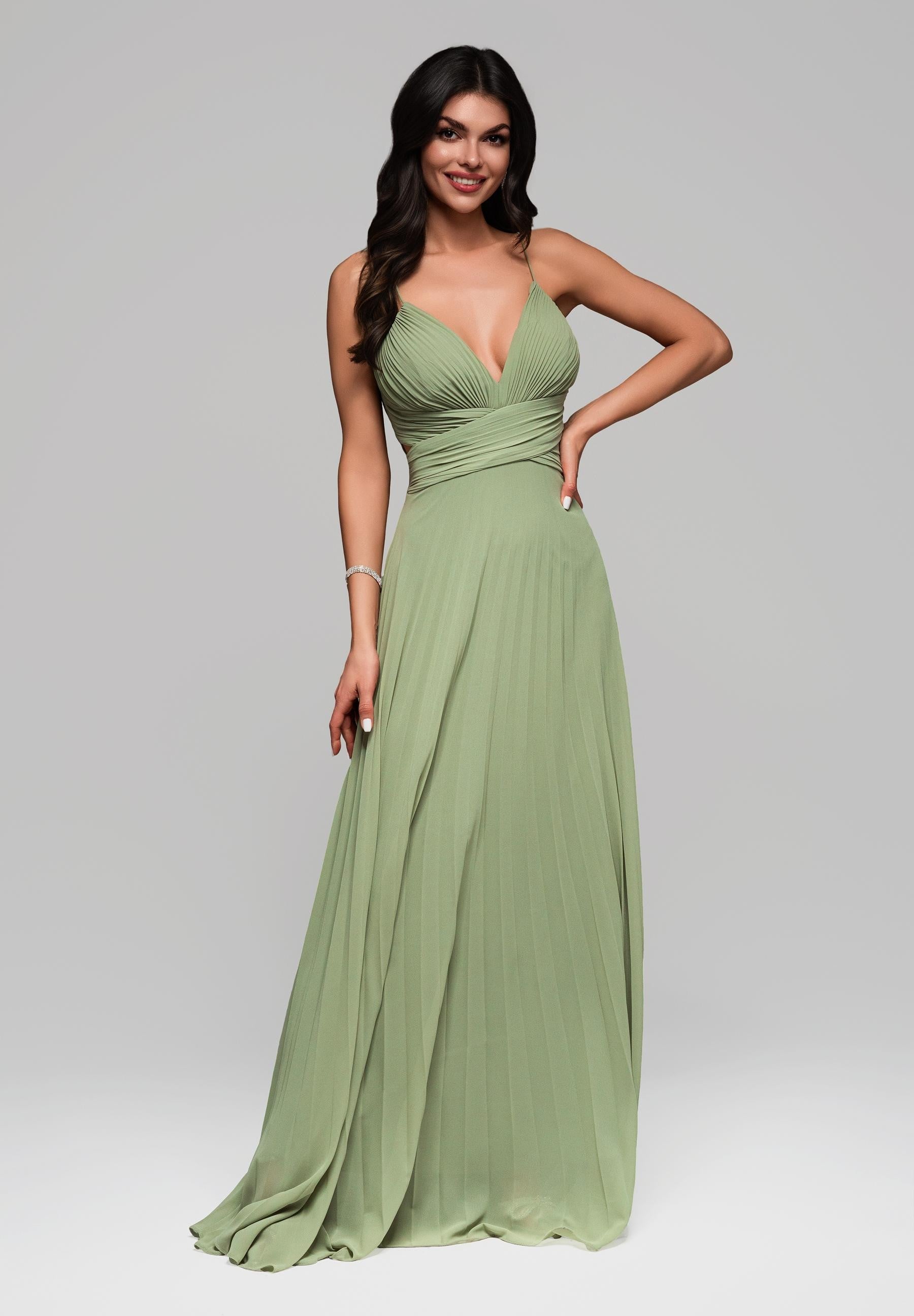 Evening dress green — 3