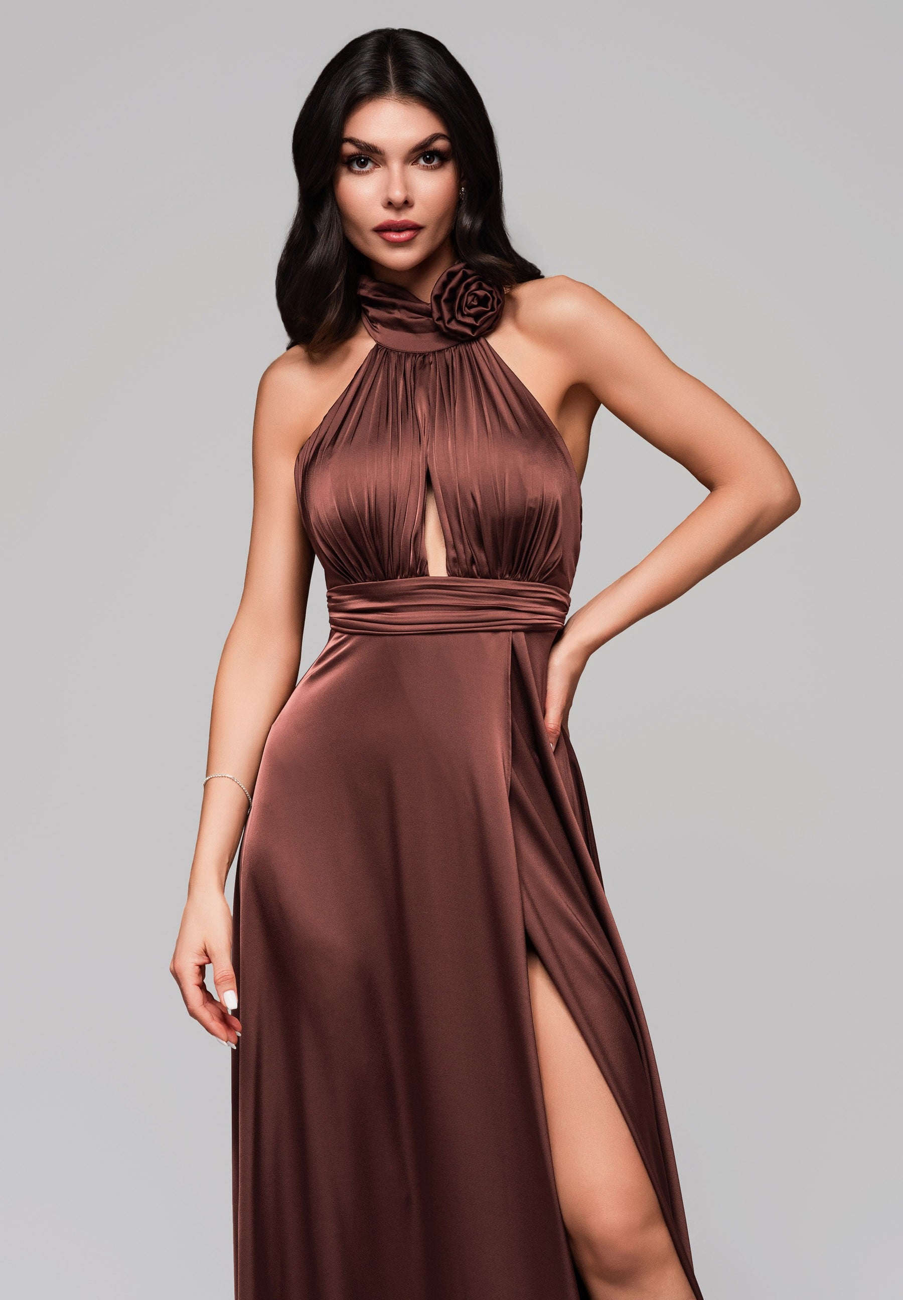 Abendkleid Braun — 4