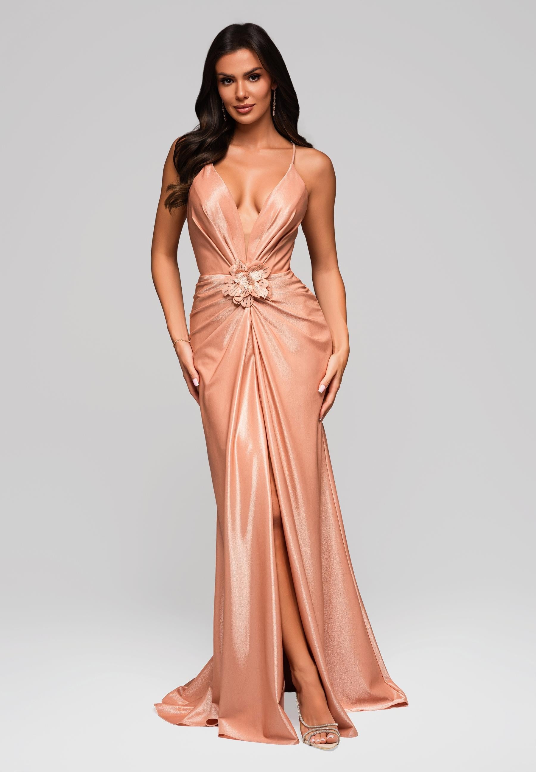 Evening dress peach — 3