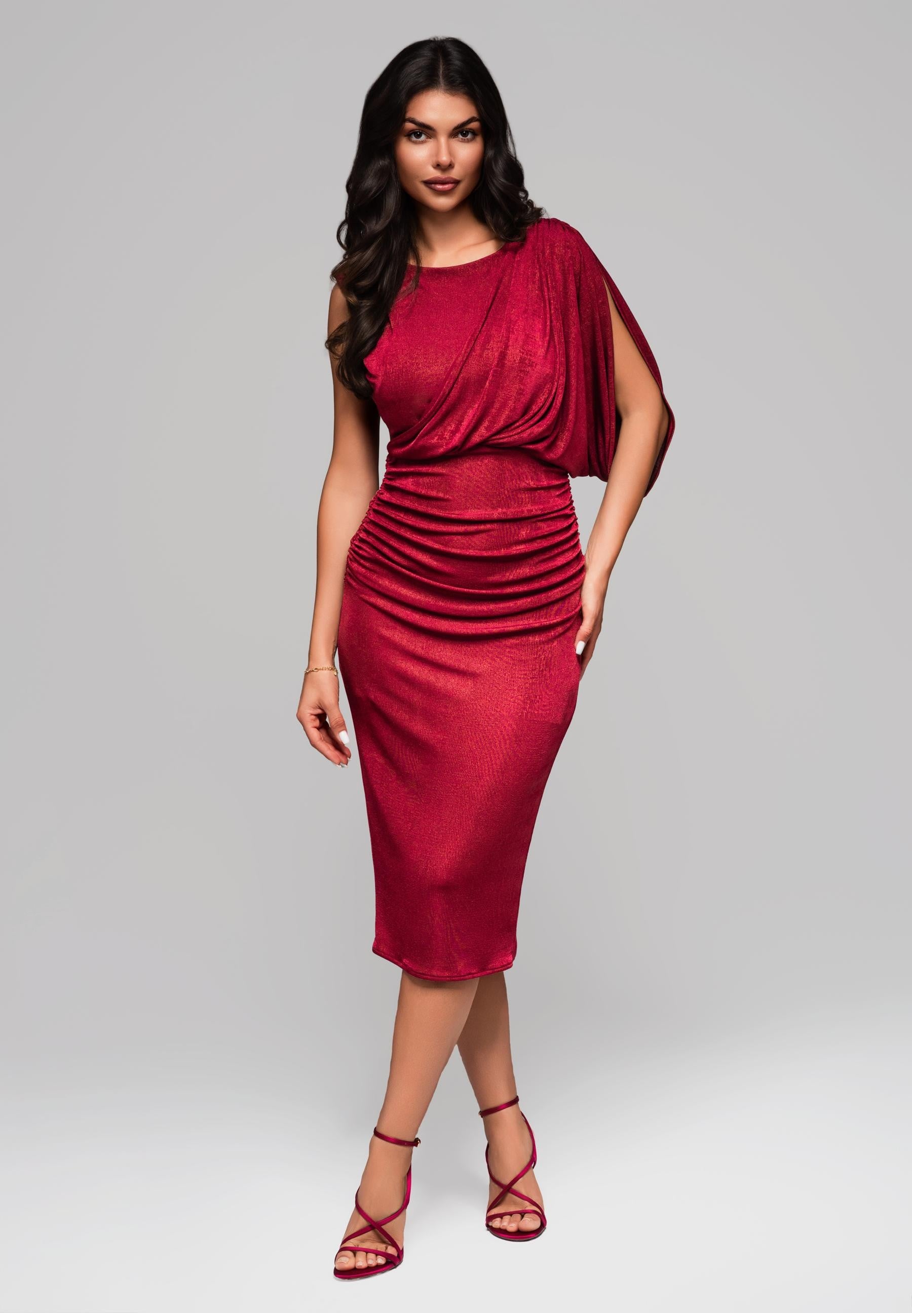 Evening dress red — 3