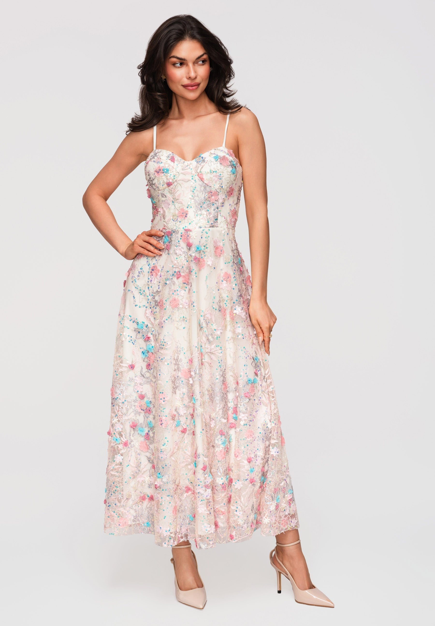 Evening dress ecru — 3