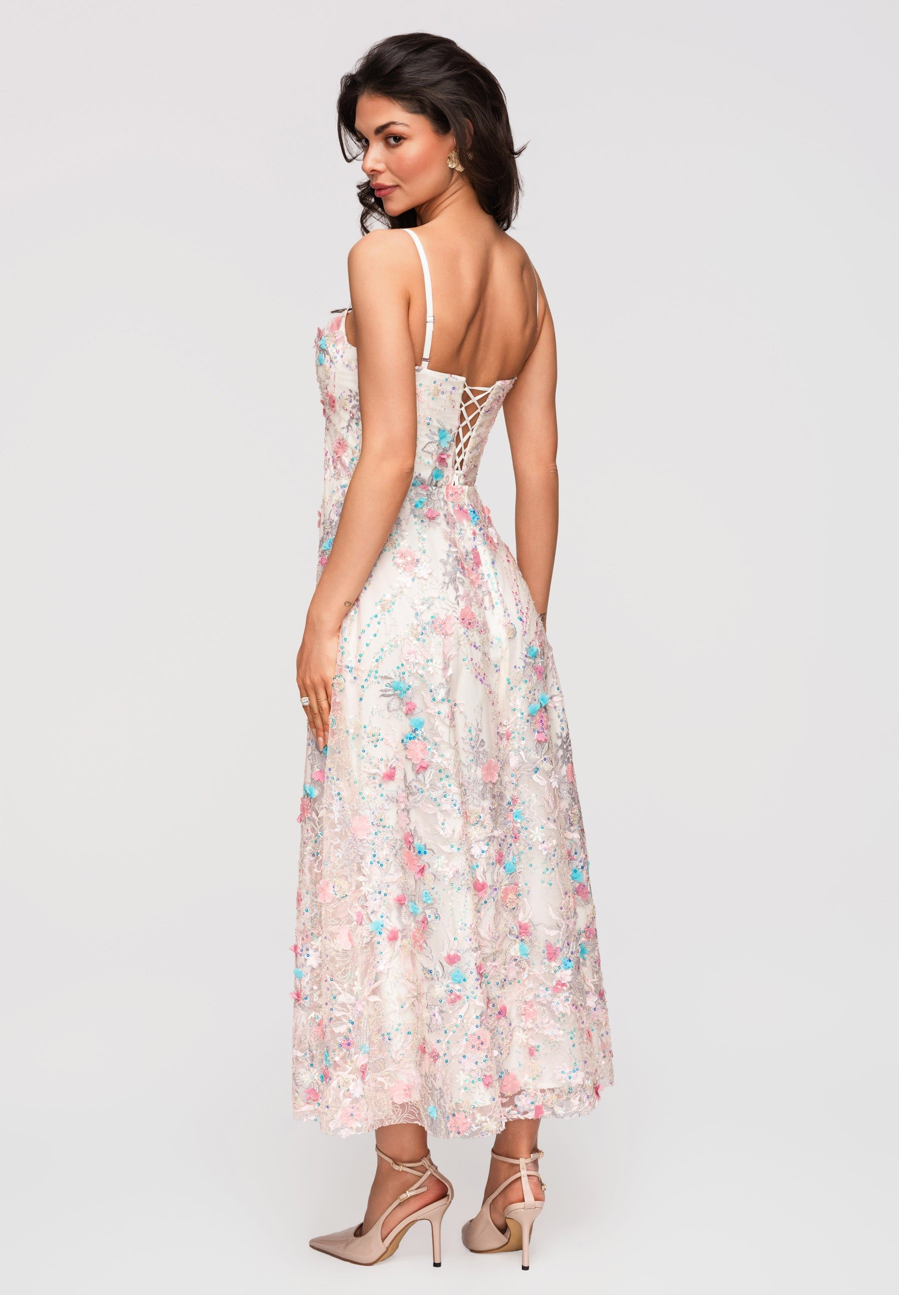 Evening dress ecru — 8