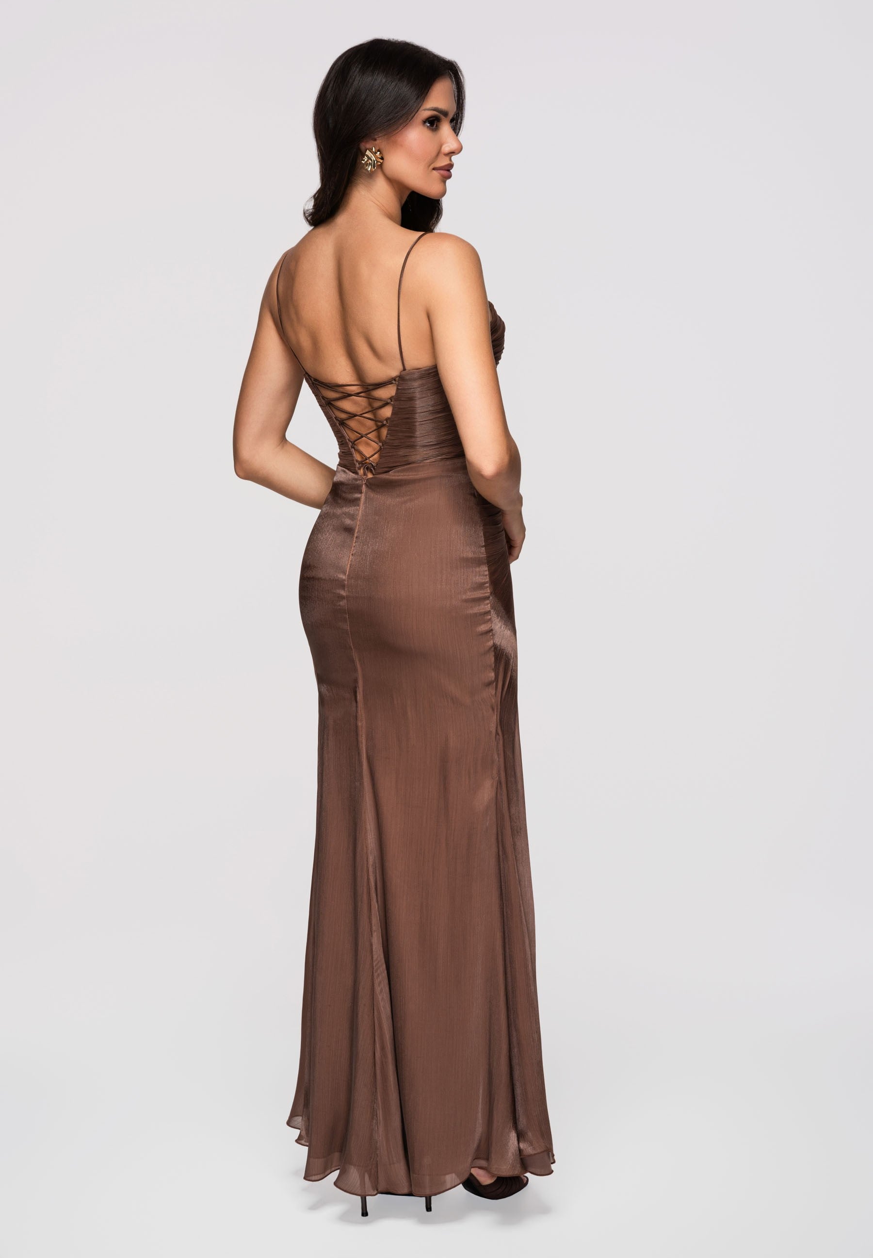 Evening dress brown — 2