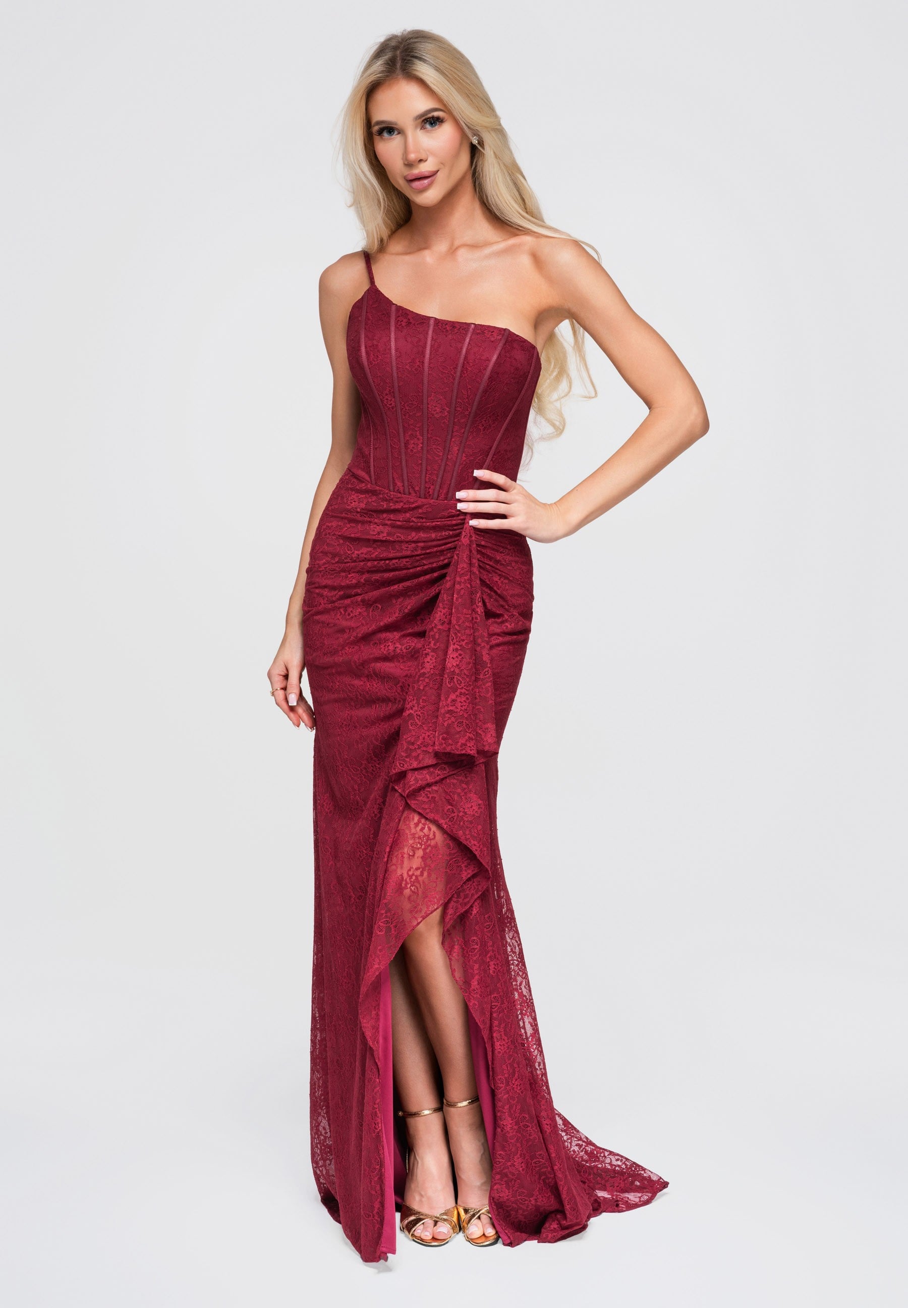 Evening dress burgundy — 3