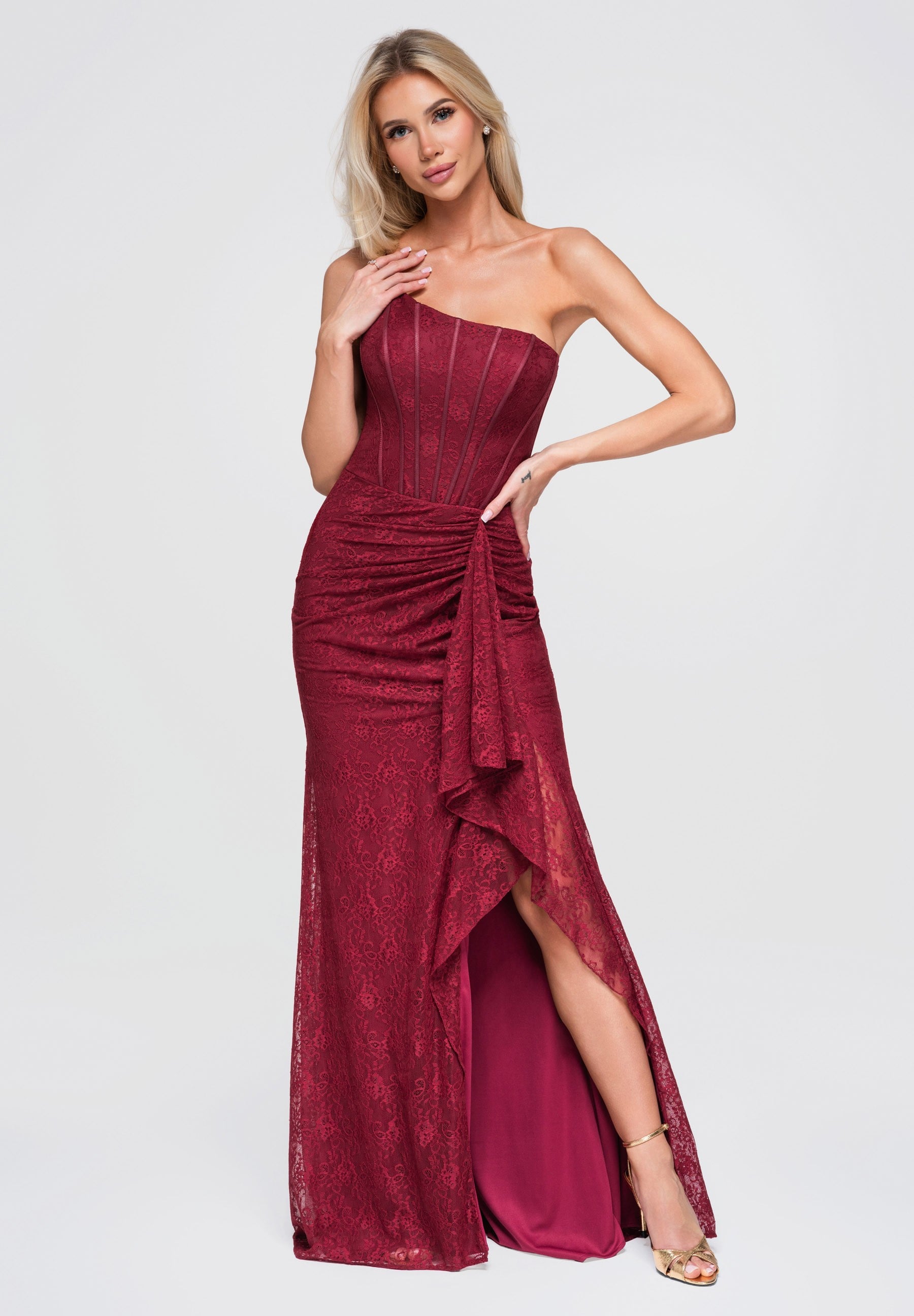 Evening dress burgundy — 8