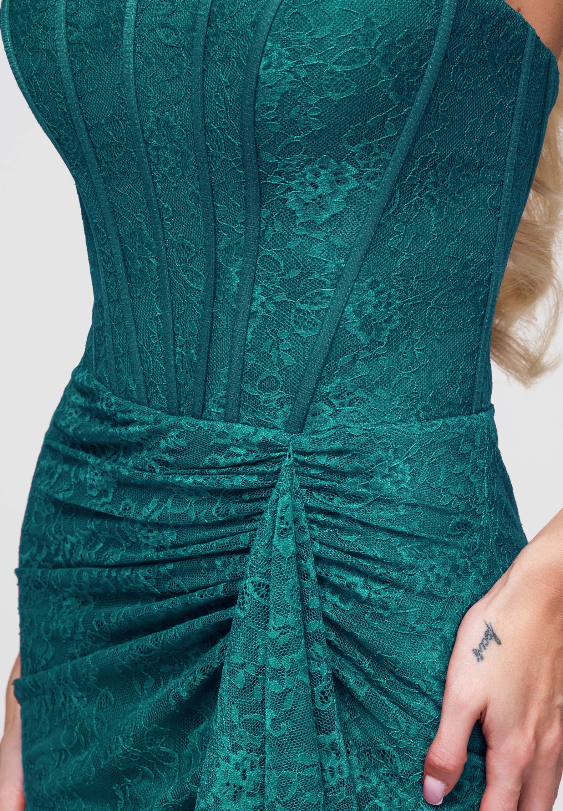 Evening dress green — 4