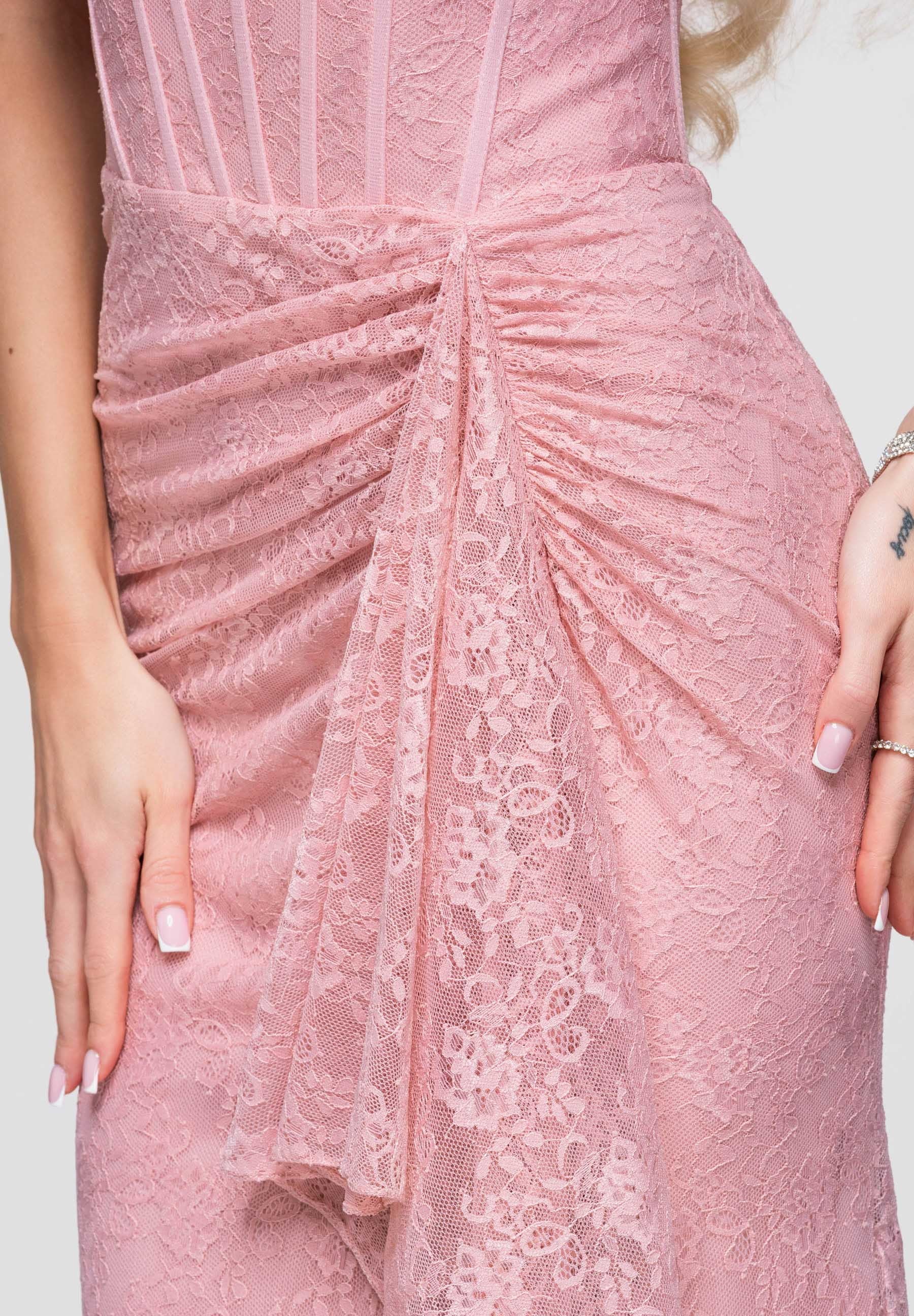 Evening dress pink — 5