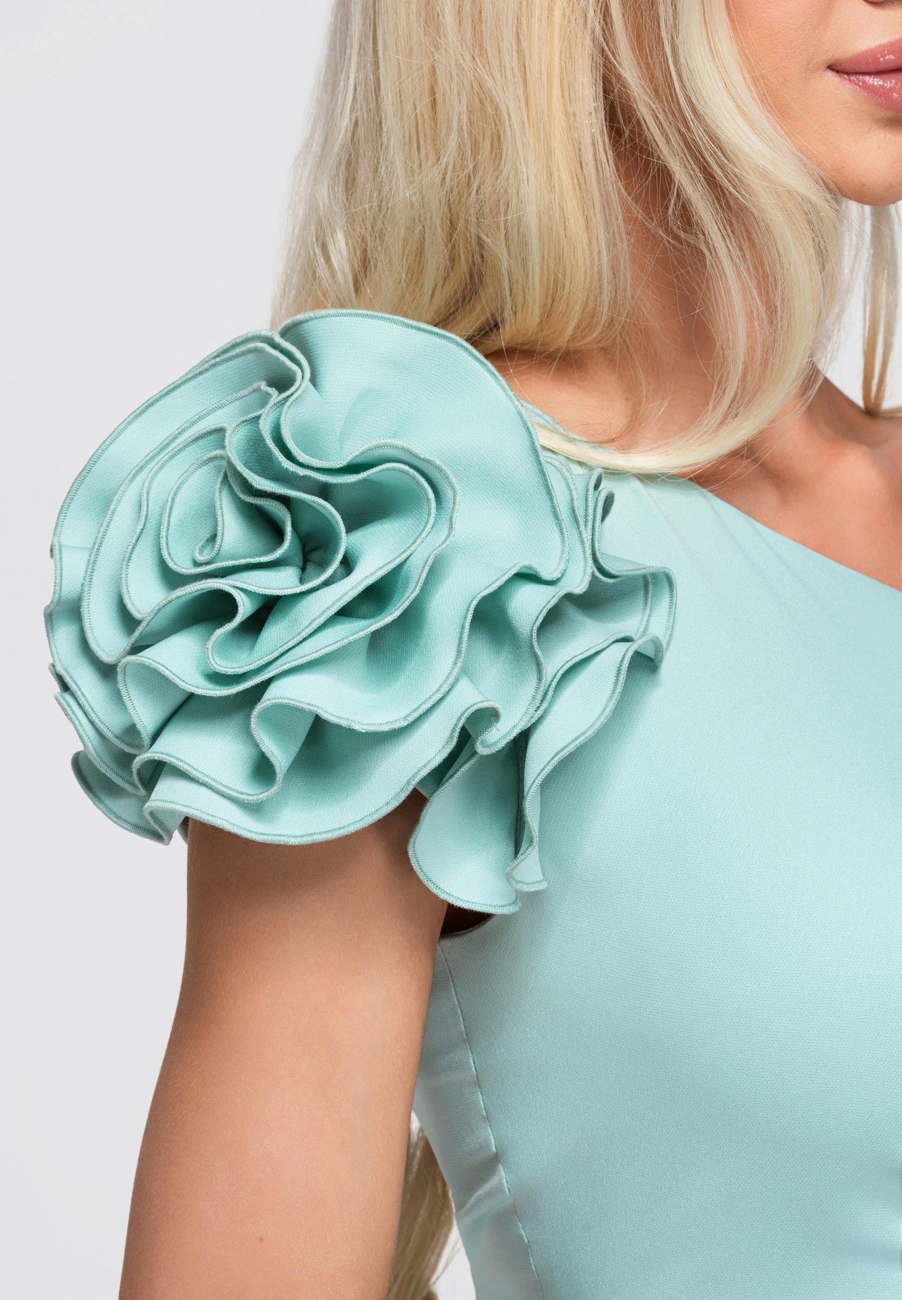 Evening dress sage — 5