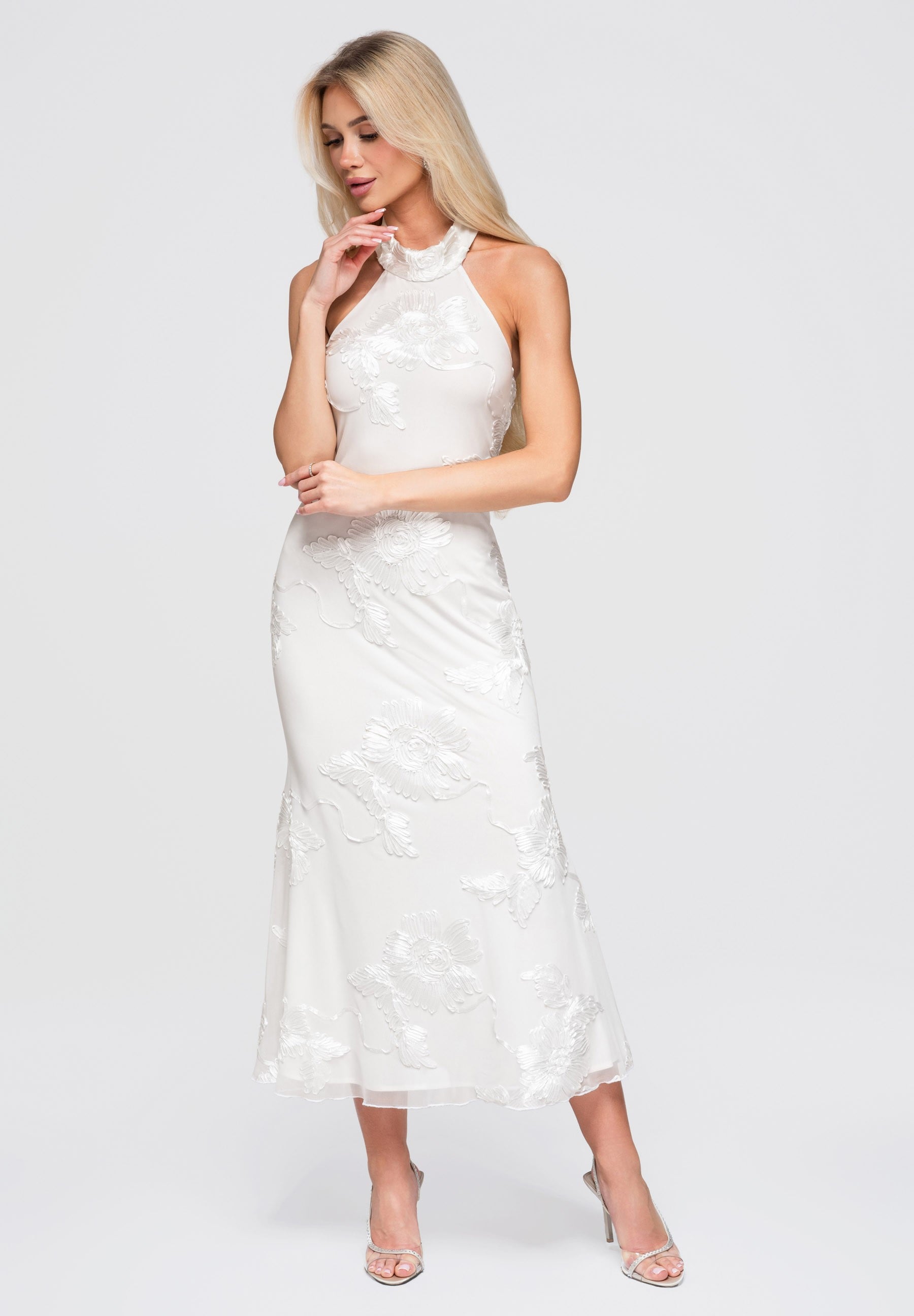 Evening dress ecru — 3