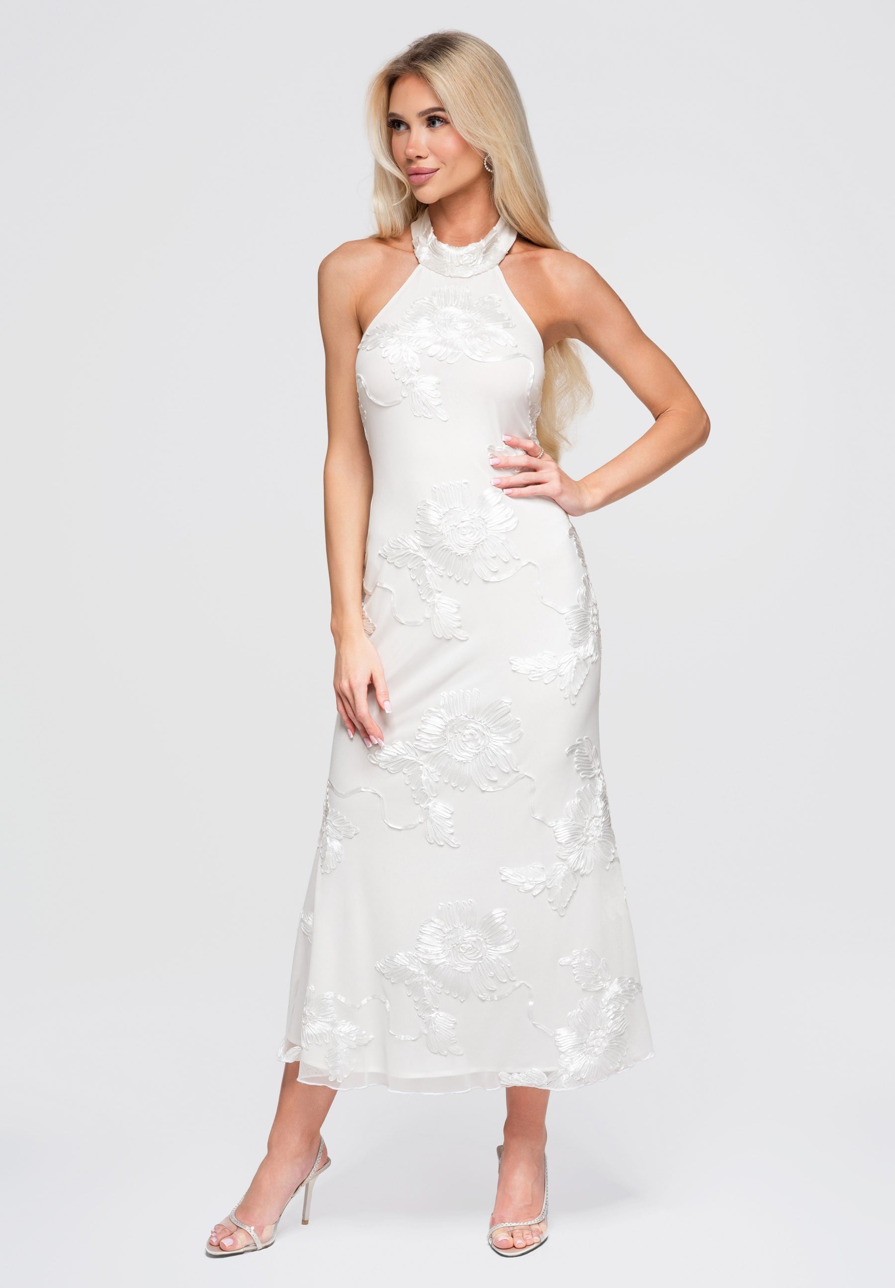Evening dress ecru — 7