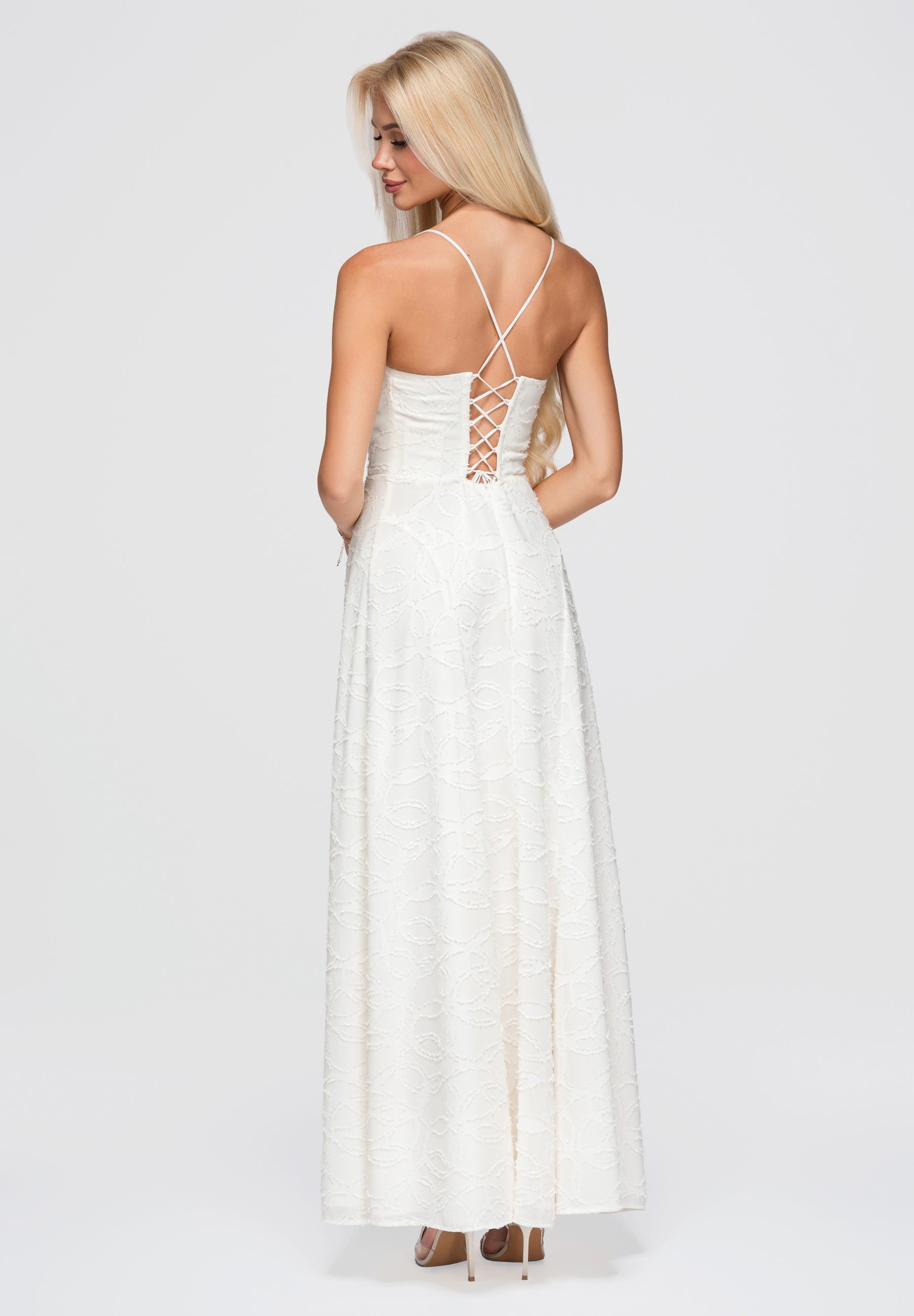Evening dress ecru — 2
