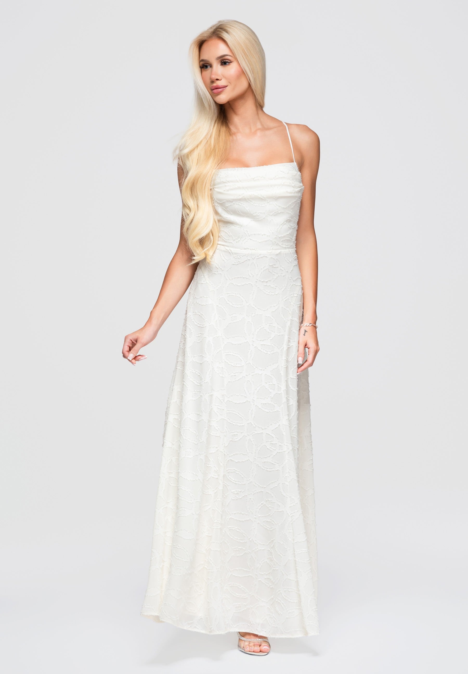 Evening dress ecru — 7