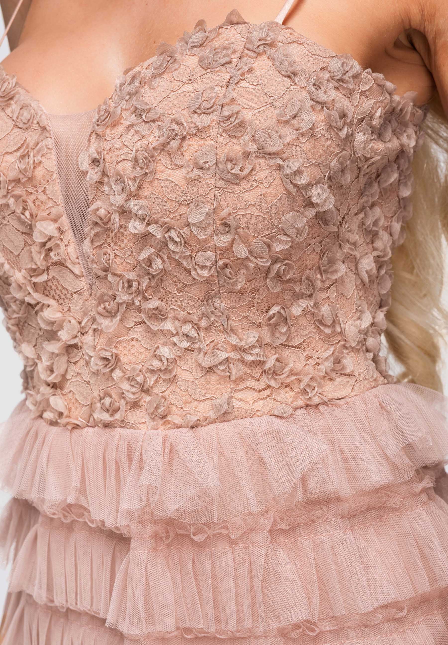 Evening dress nude — 6