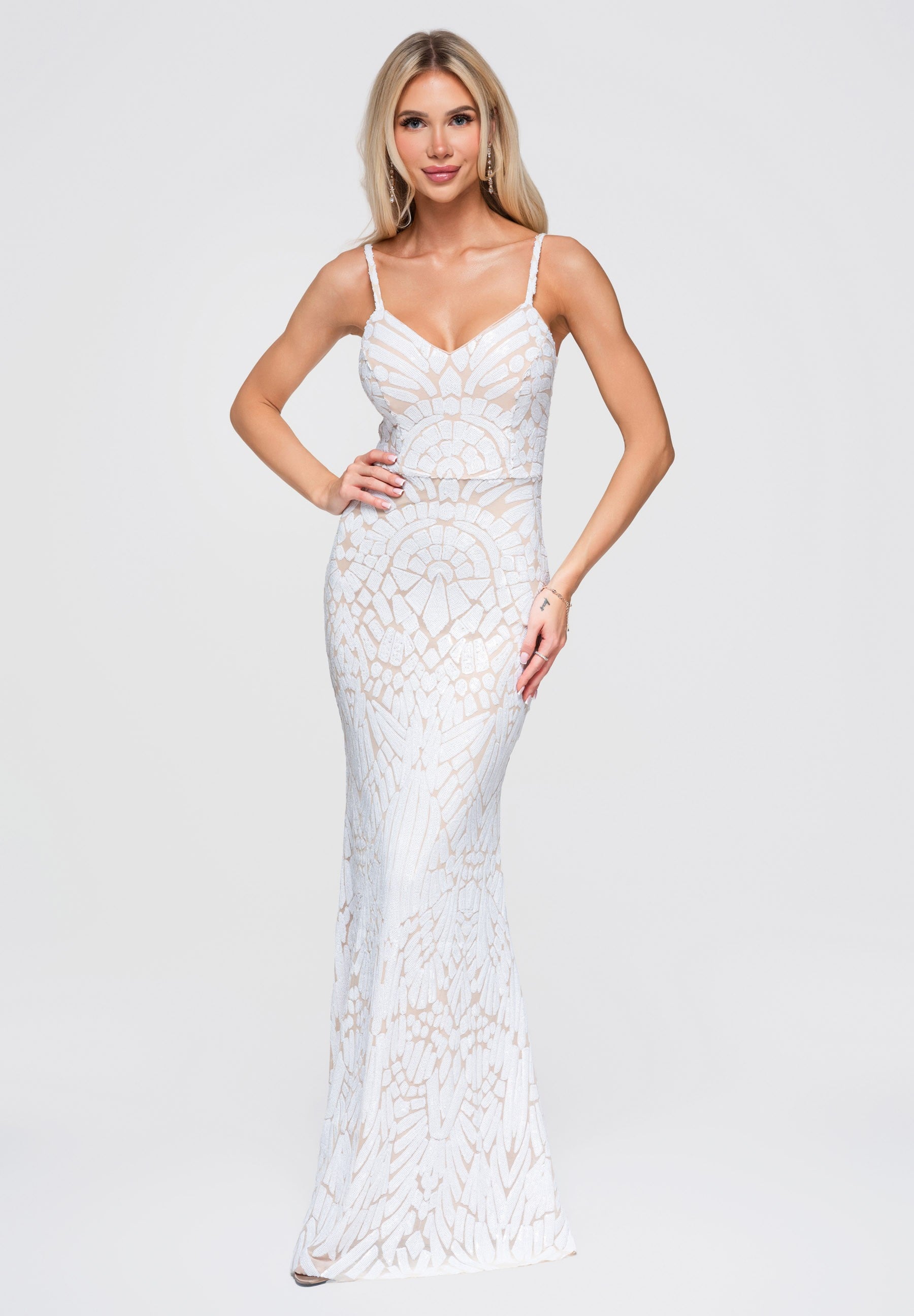 Evening dress white — 3
