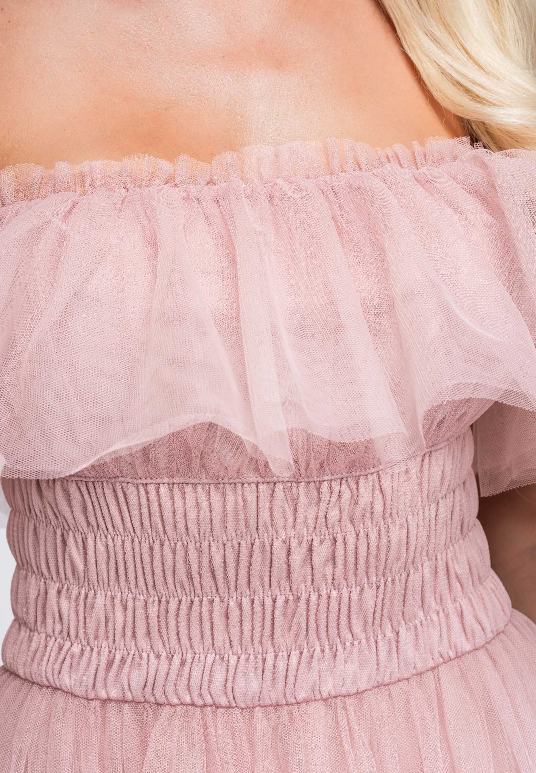Evening dress pink — 4
