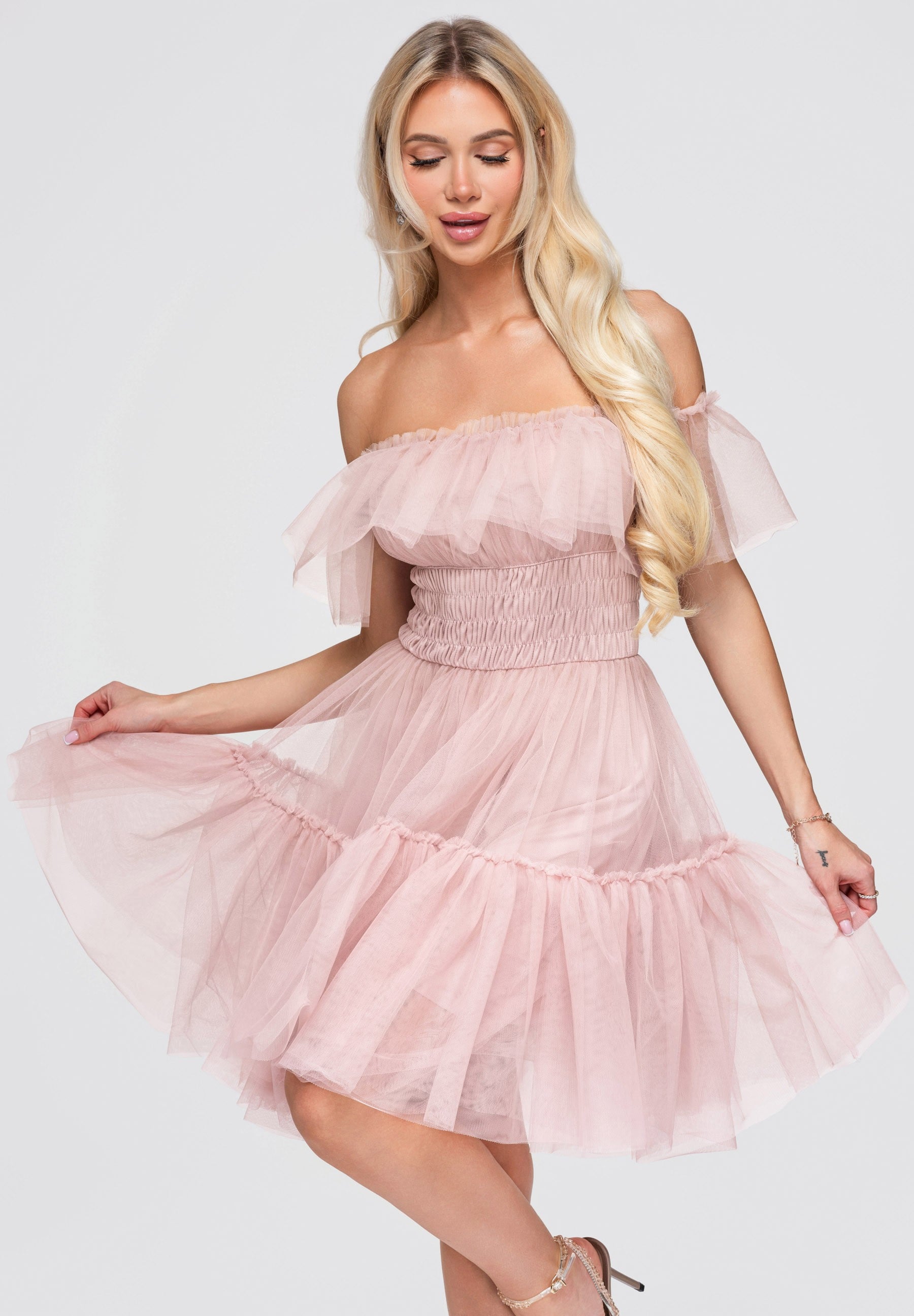 Evening dress pink — 5