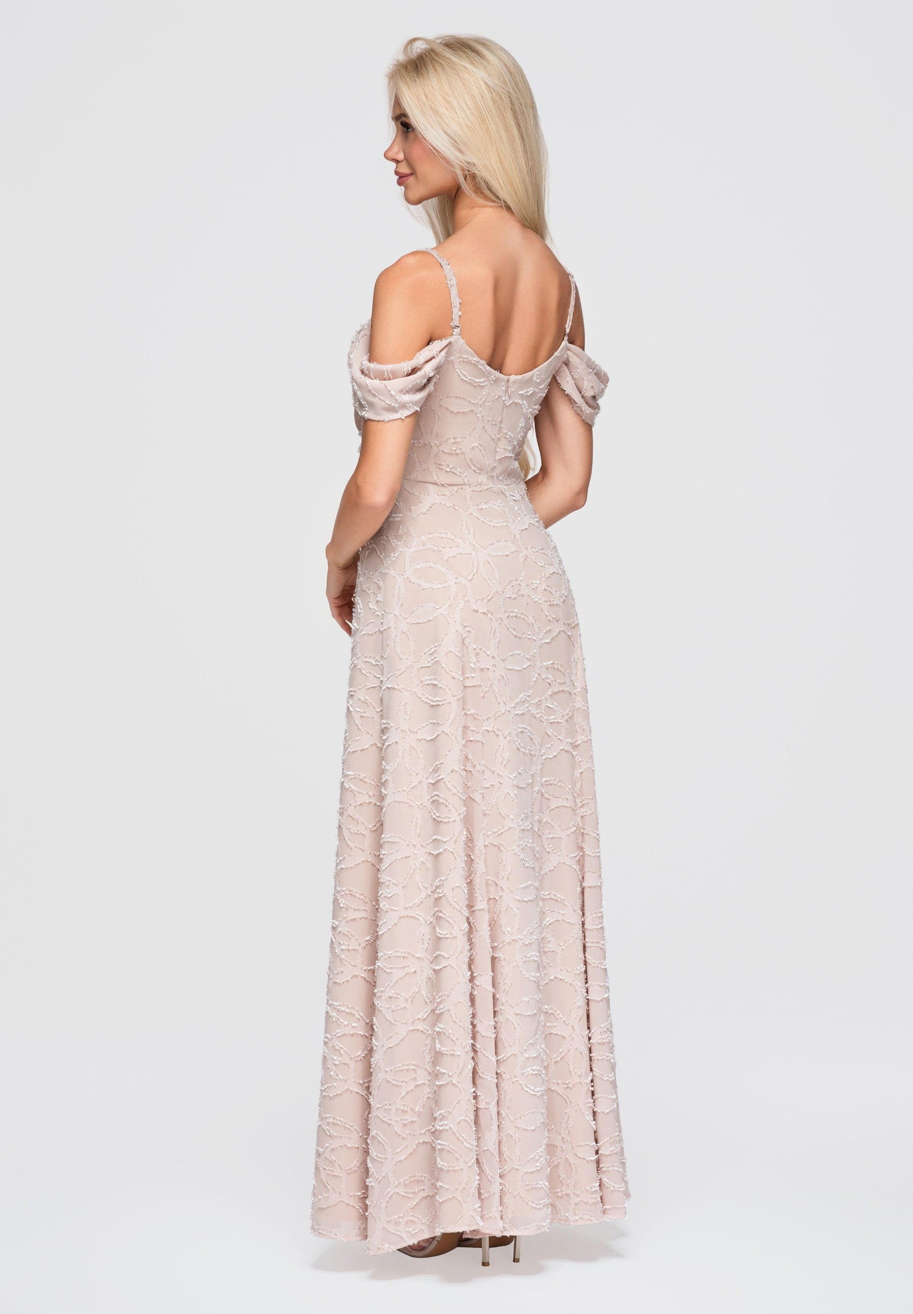 Evening dress beige — 2