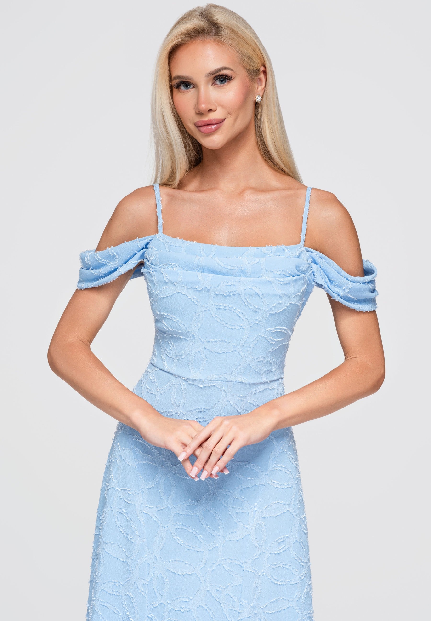 Evening dress blue — 6