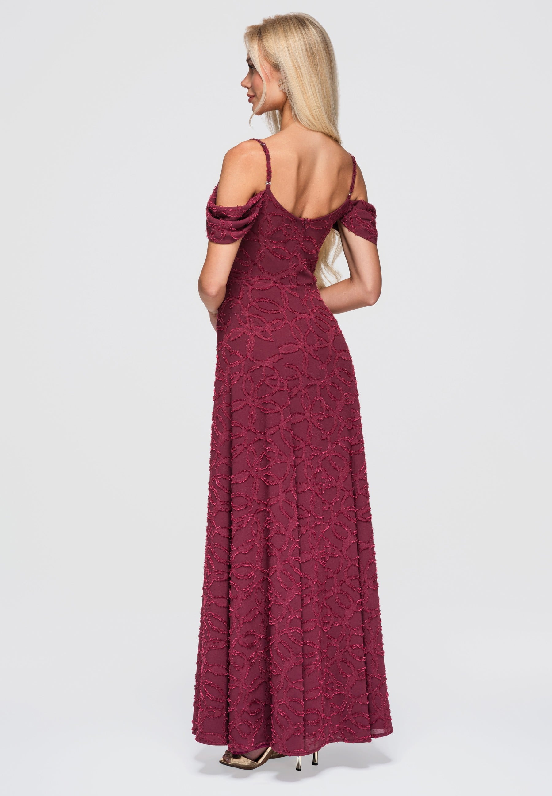 Evening dress burgundy — 2