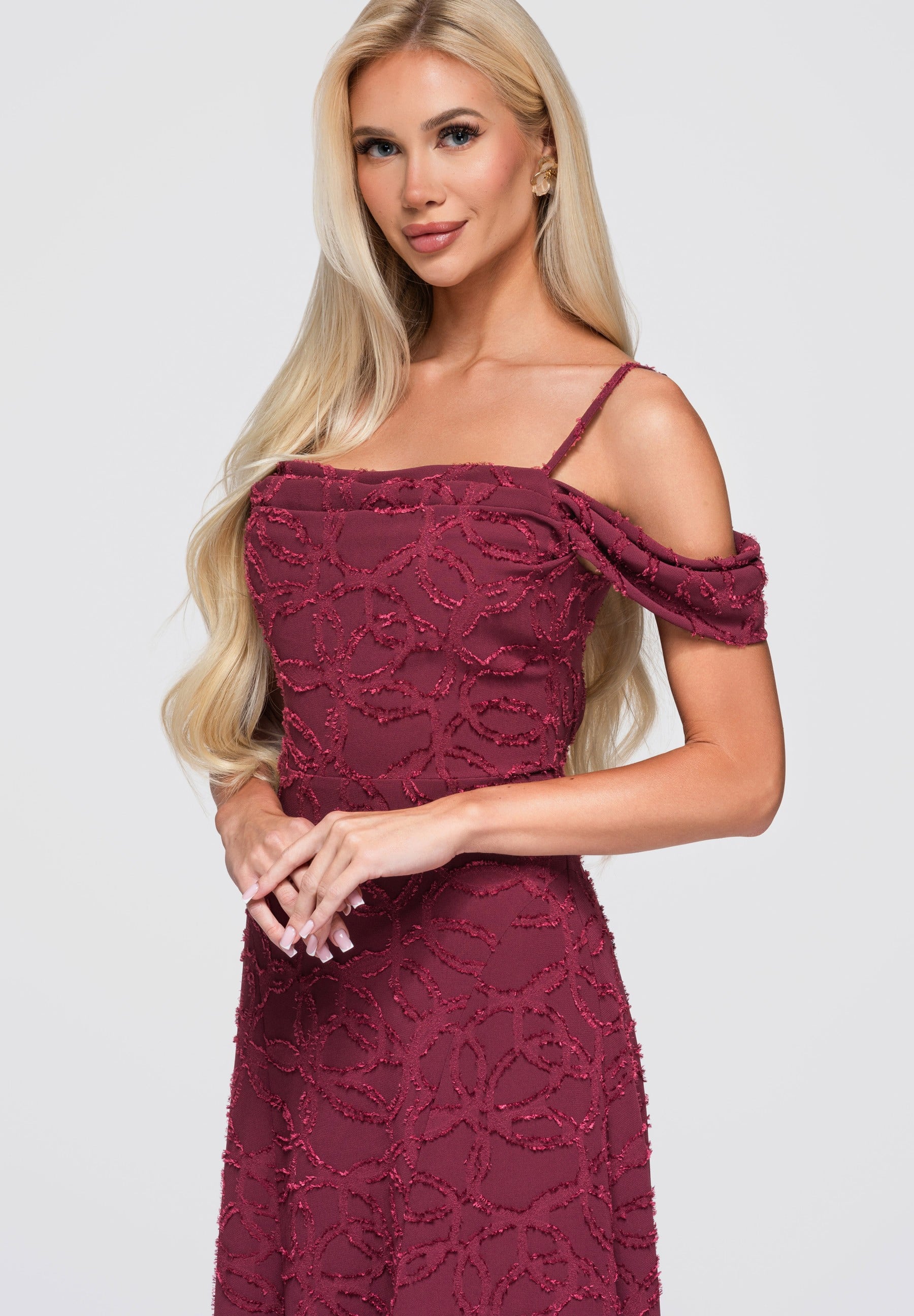 Evening dress burgundy — 5